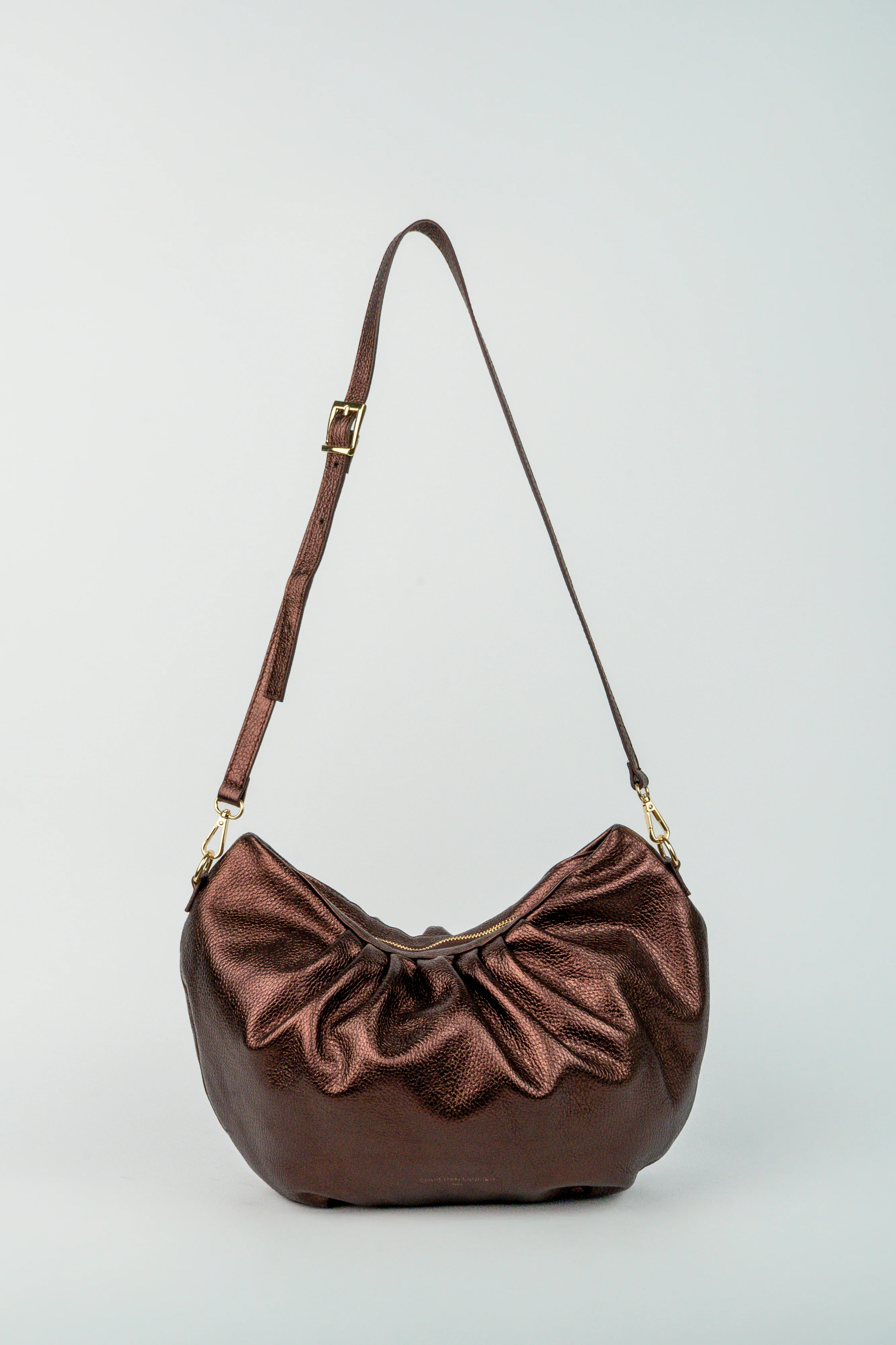 Sac Porté Épaule Yuki - Marron Metallique - Image 2
