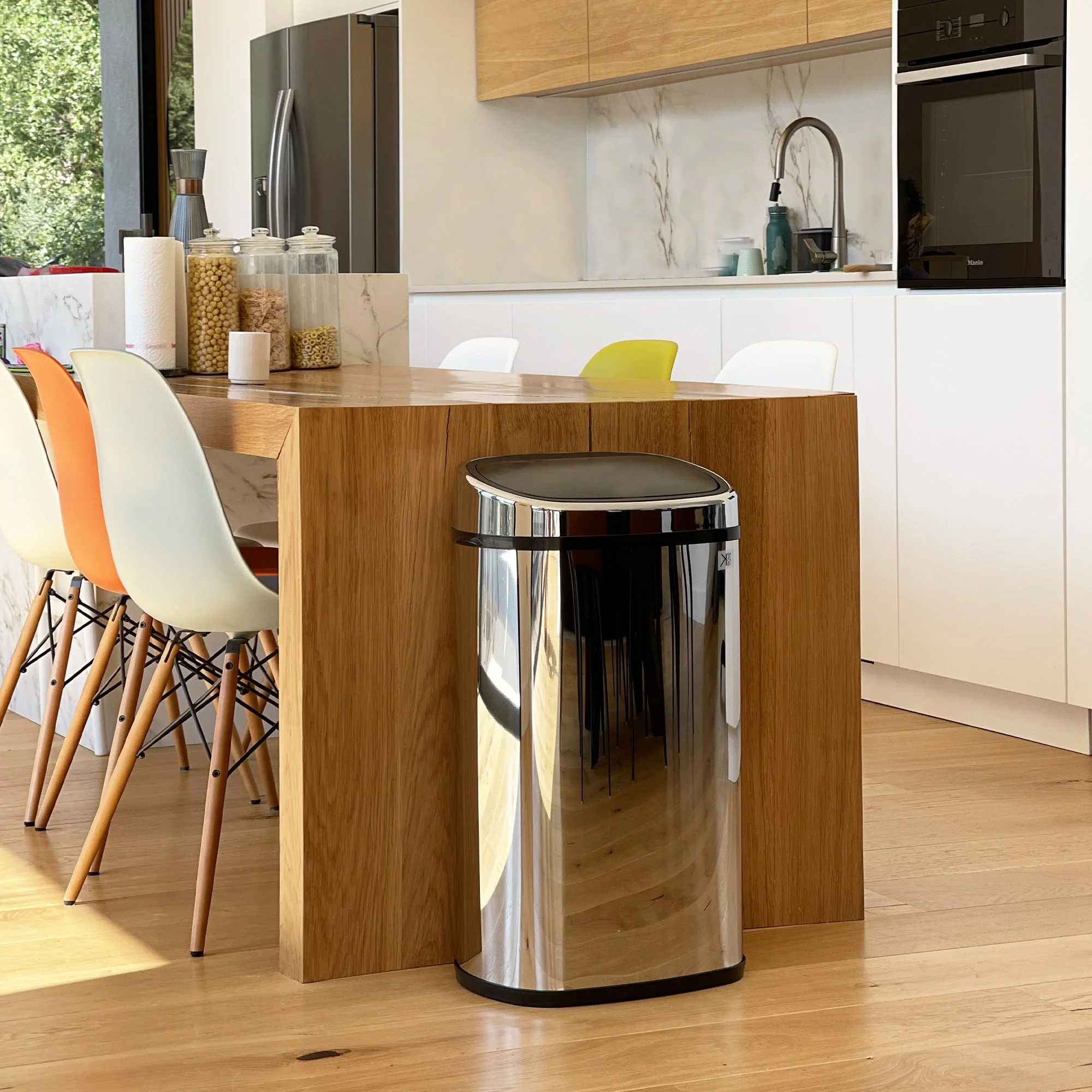 Poubelle Push City 50L - Inox - Image 3