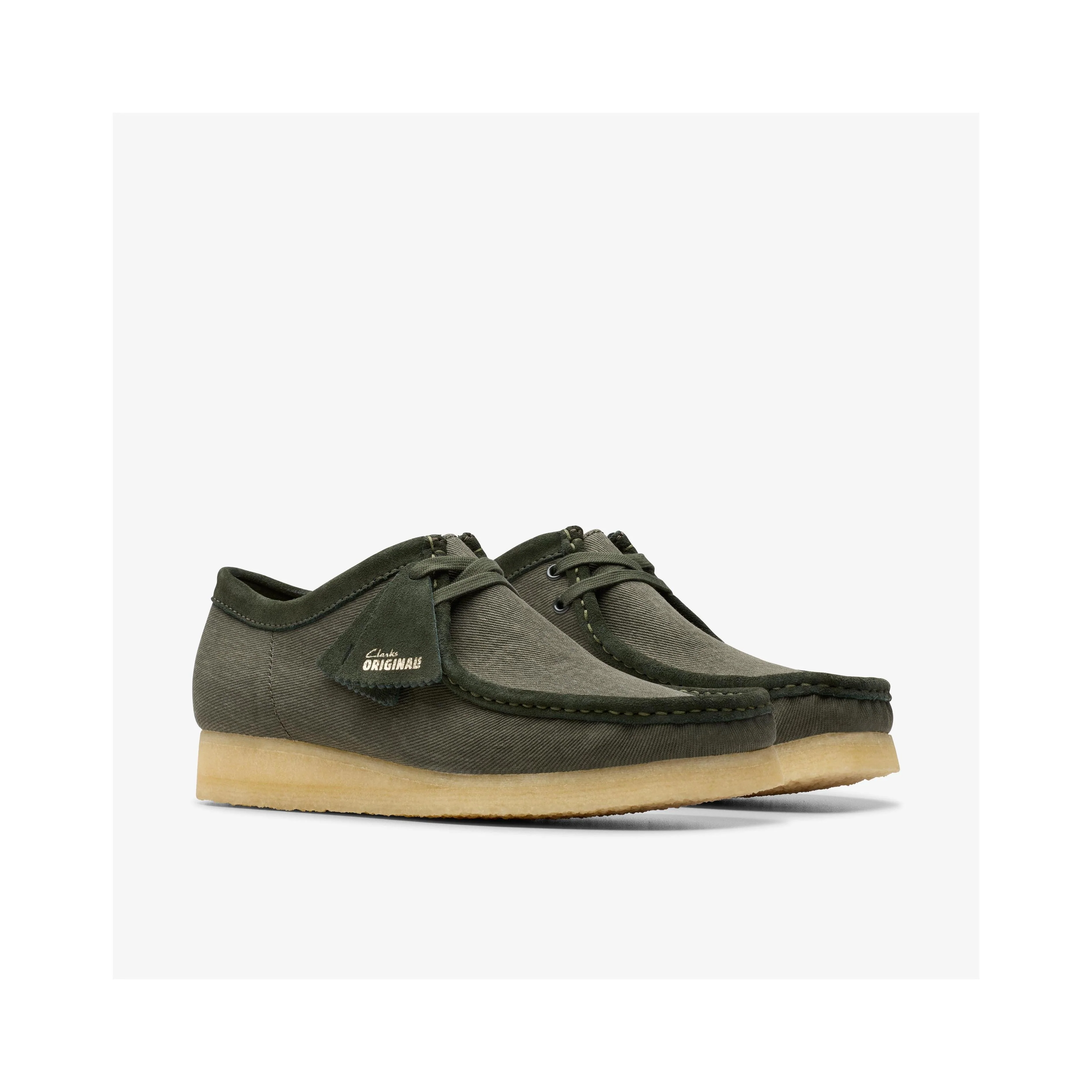 Wallabee - Forestgreen Canvas - Homme - Image 4