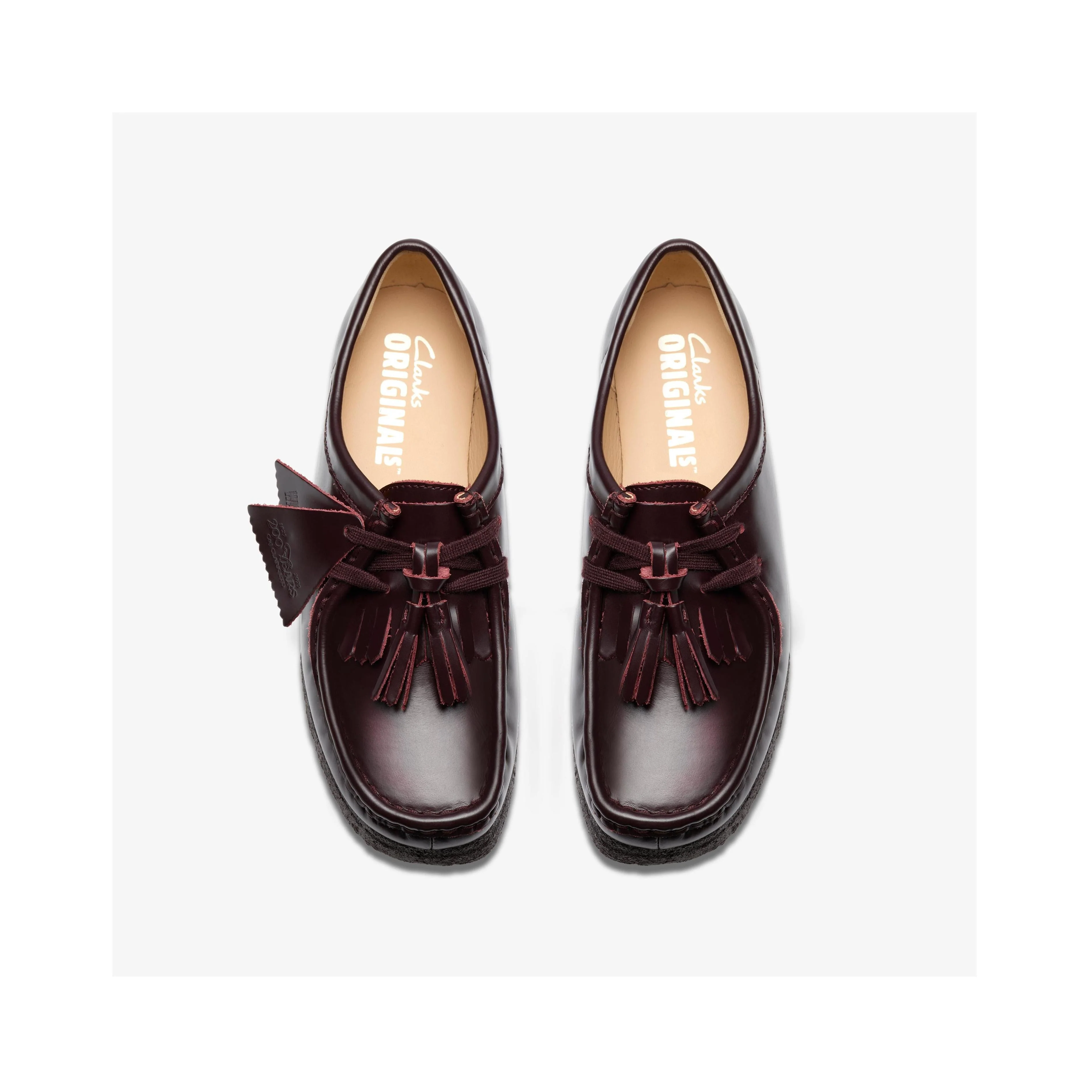 Wallabee Purple Grape Lea - Cuir Enduit - Image 6
