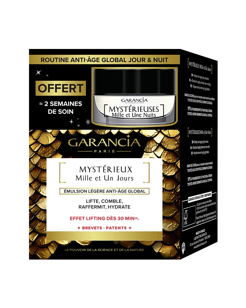 Coffret Mystérieux Mille Et Un Jours - Émulsion Légère Anti-Âge Fermeté