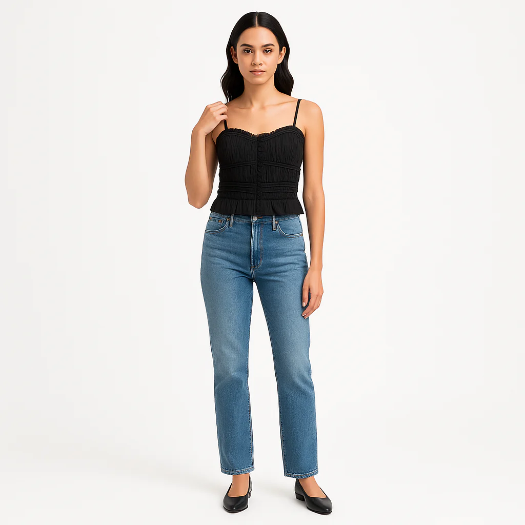 Top Corded Cami - Noir
