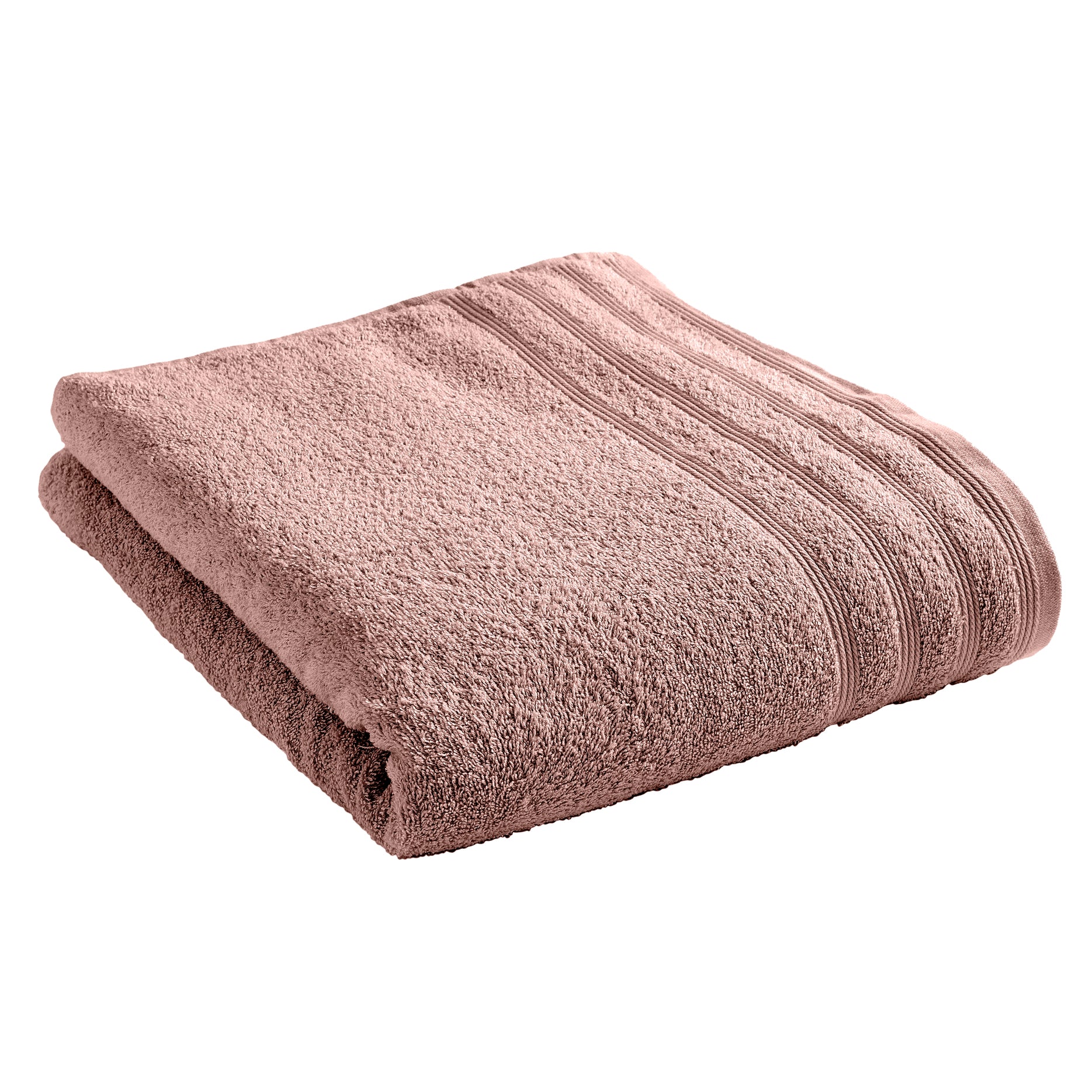 Drap De Douche "Spa" - 100% Coton - Vieux Rose - Image 2