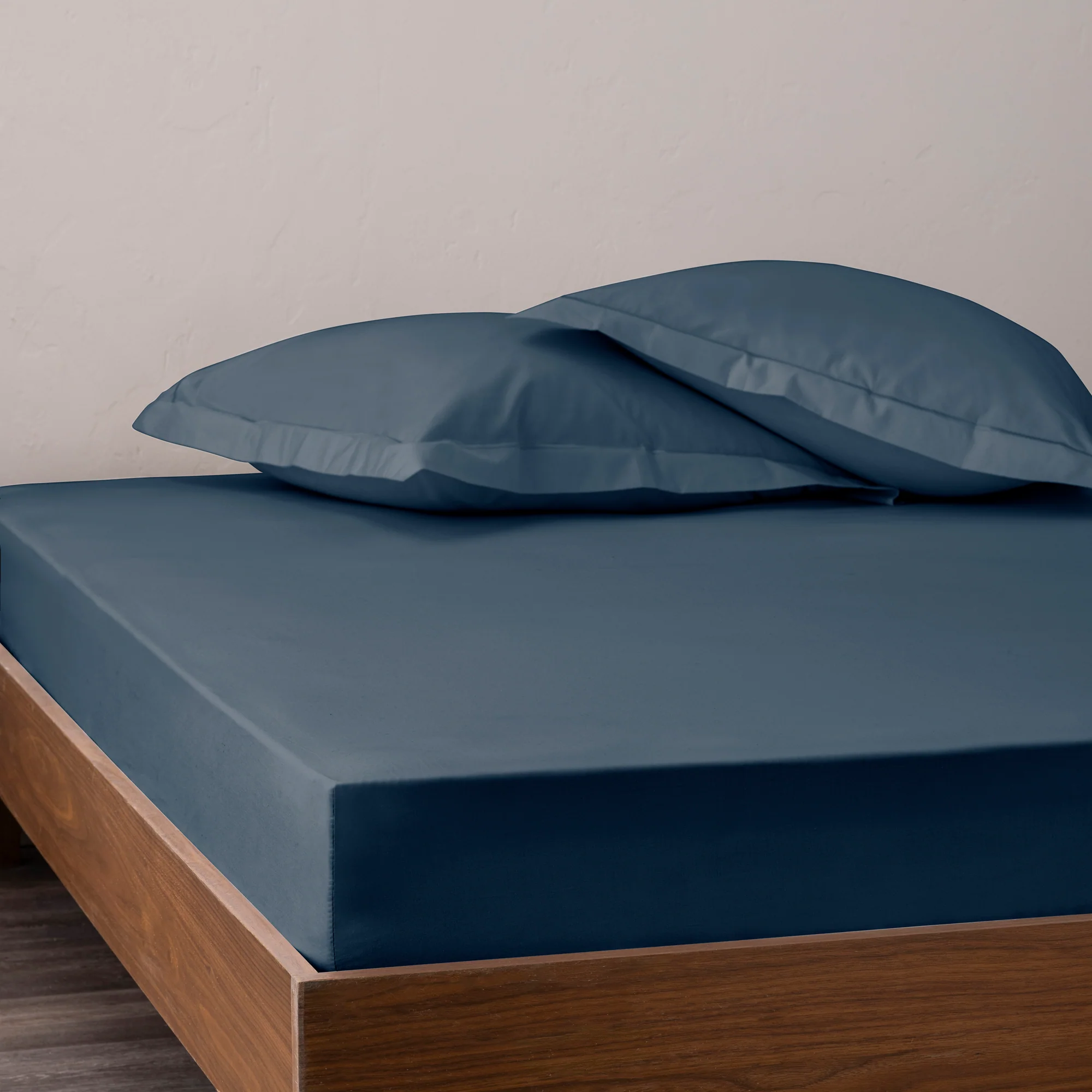 Drap Housse - 100% Percale Coton - Bleu Encre - Image 10
