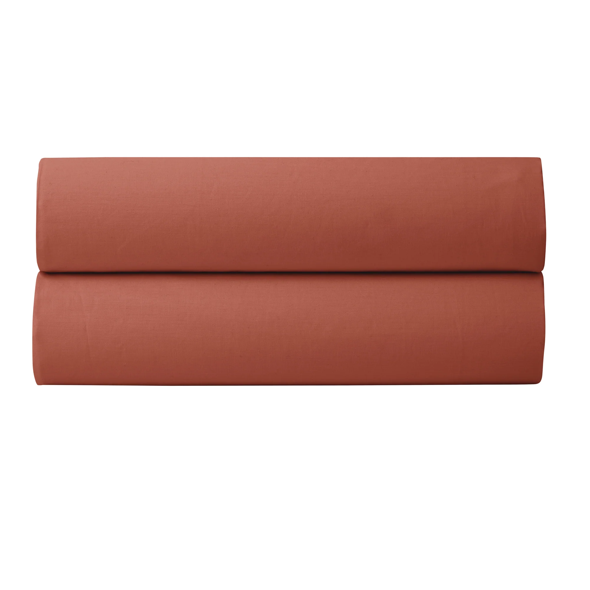 Drap Housse - 100% Percale Coton - Terracotta - Image 16