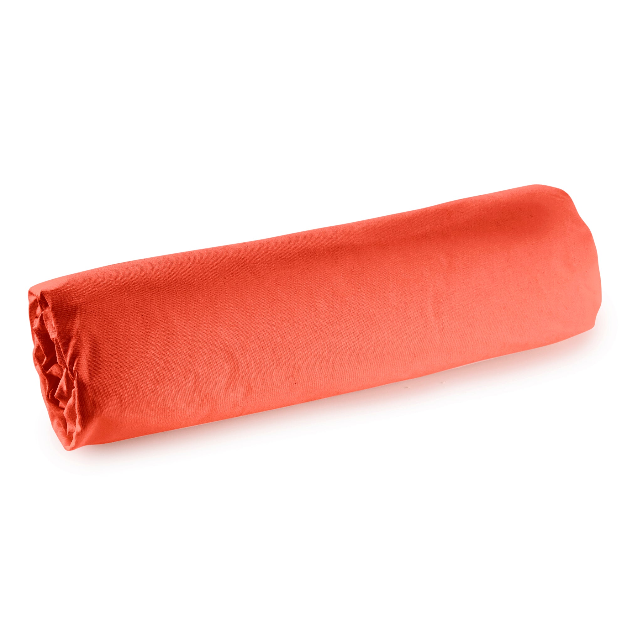 Drap Housse - 100% Percale Coton - Terracotta - Image 2