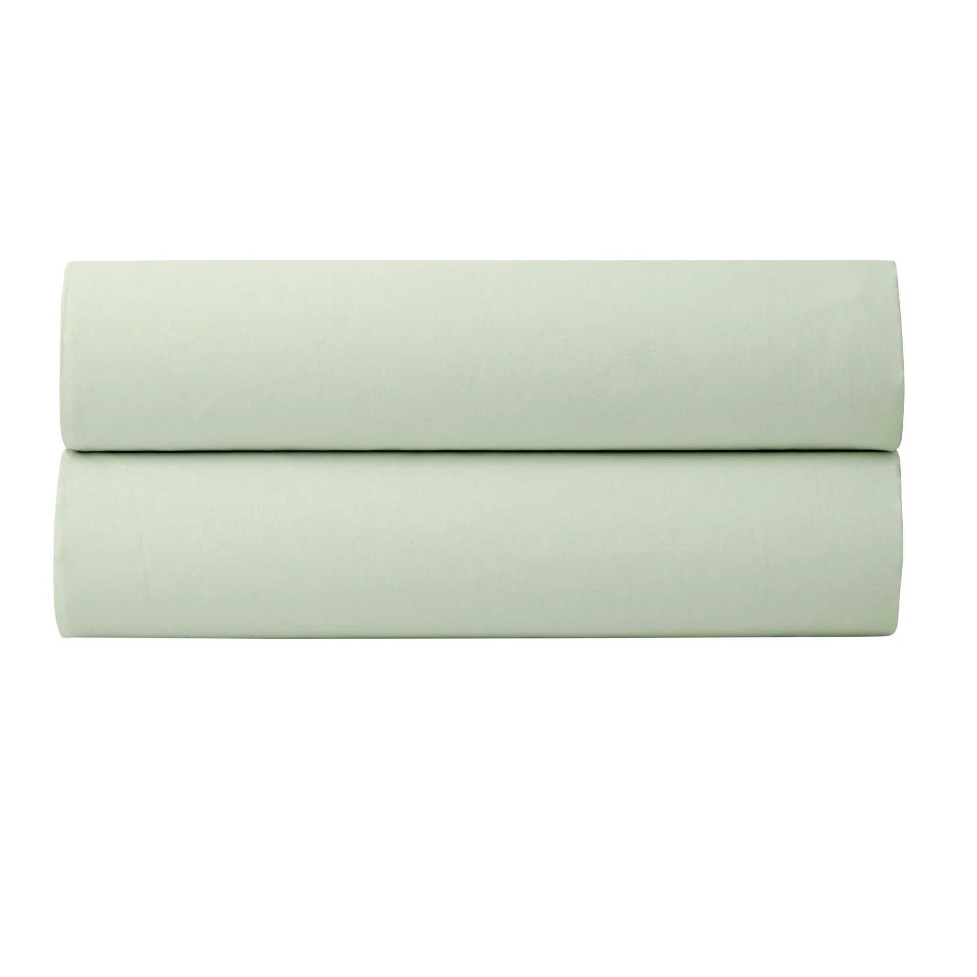 Drap Housse - 100% Percale Coton - Vert D'Eau - Image 2
