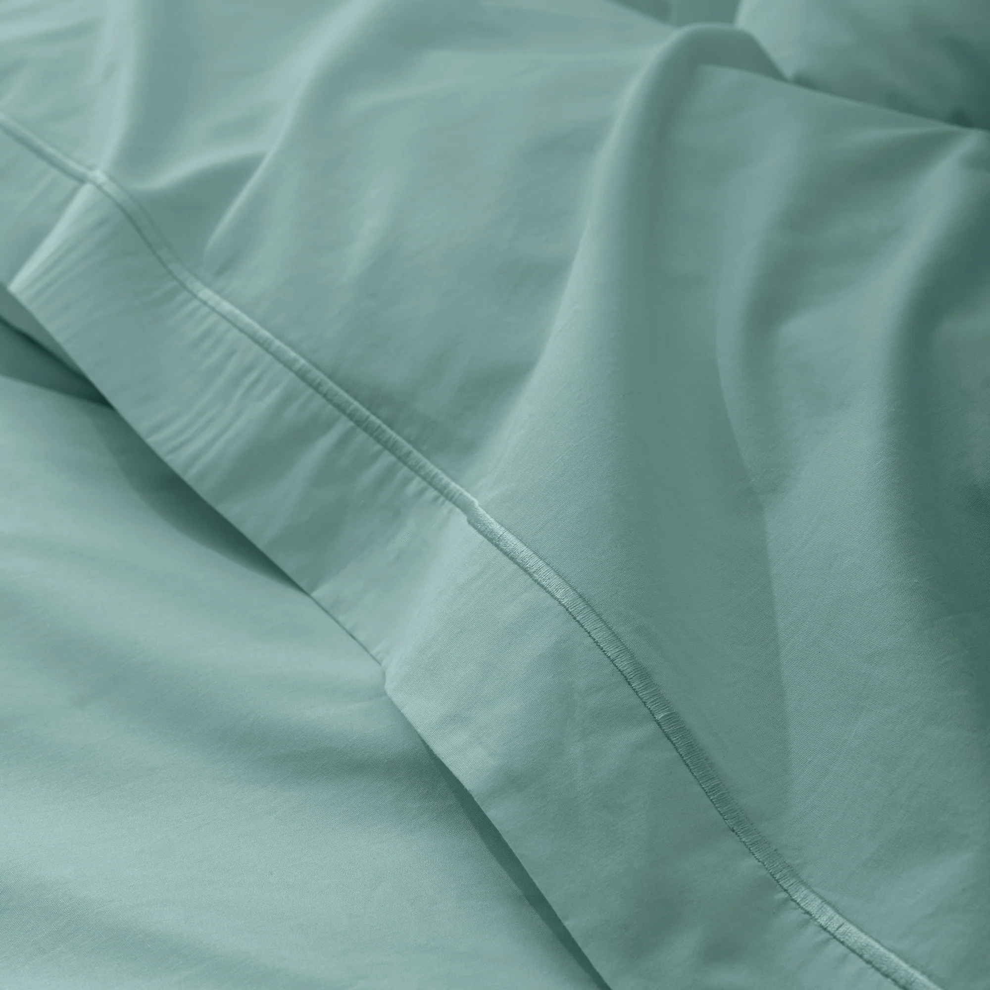 Drap Plat - 100% Percale Coton - Celadon - Image 7