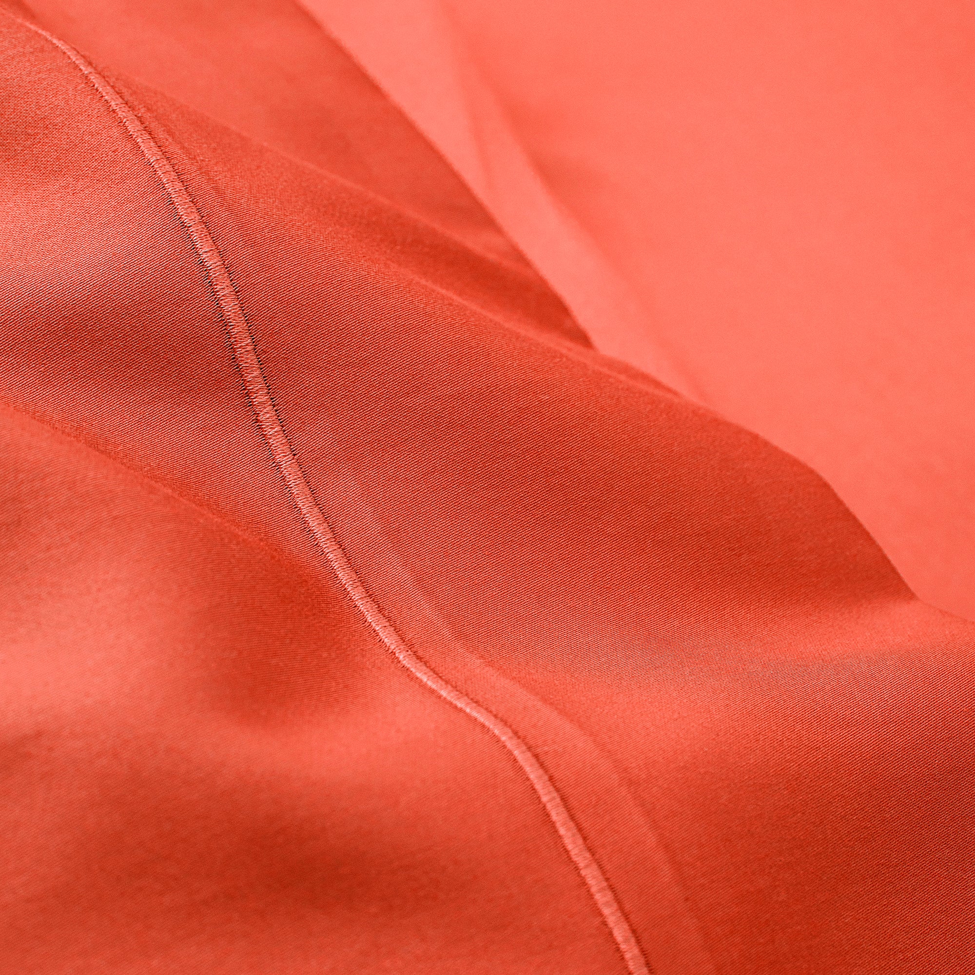 Drap Plat - 100% Percale Coton - Terracotta - Image 2