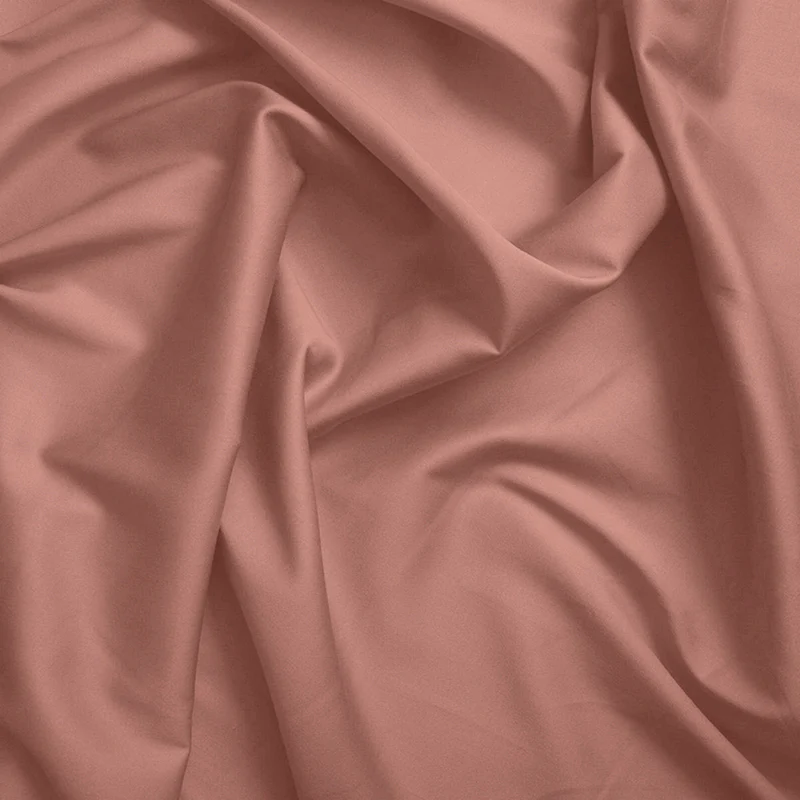 Housse De Couette - 100% Coton - Vieux Rose - Image 4