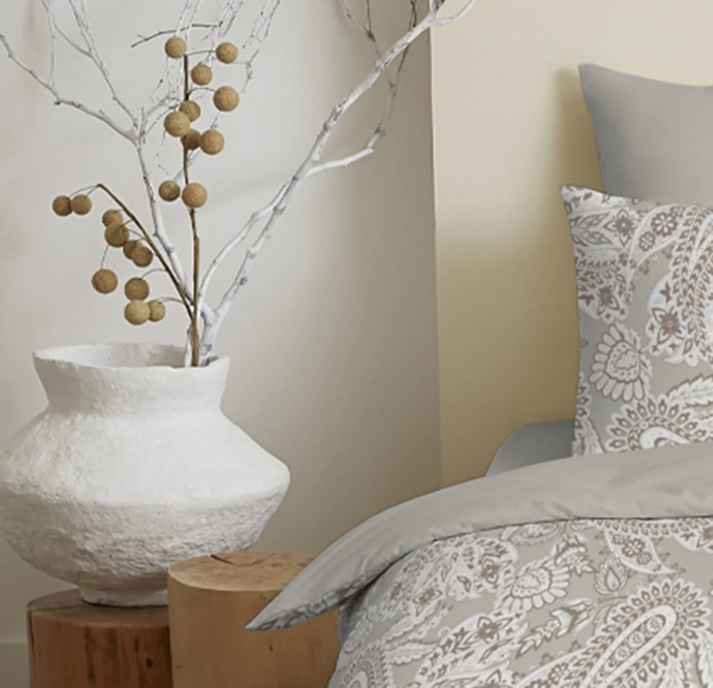 Pack Complet Imprimé (Housse De Couette + Taie(s) + Drap Housse) - 100% Coton 57 Fils - Cashemire Naturel - Image 3