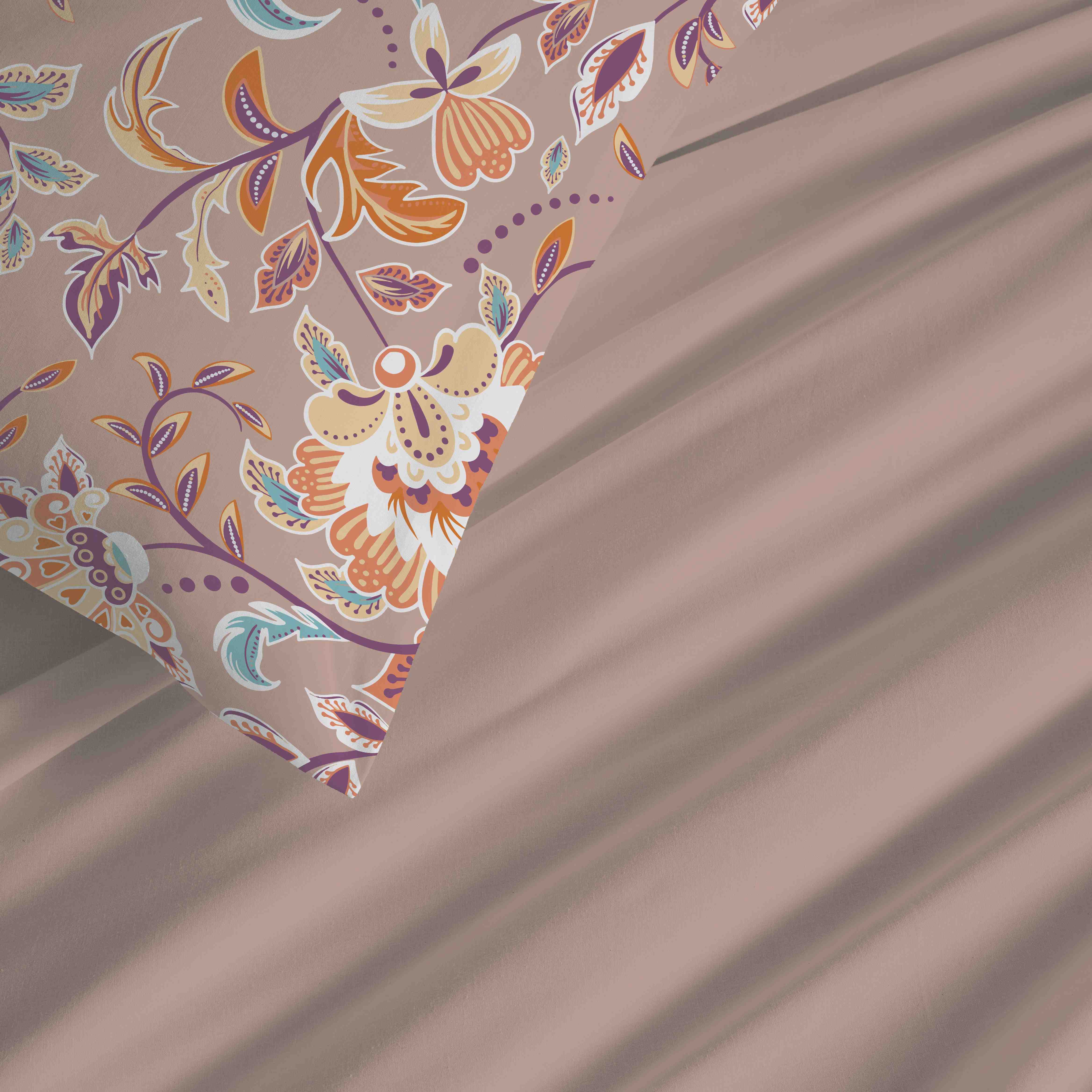 Pack Housse De Couette - 100% Coton - Bergame Nude - Image 5