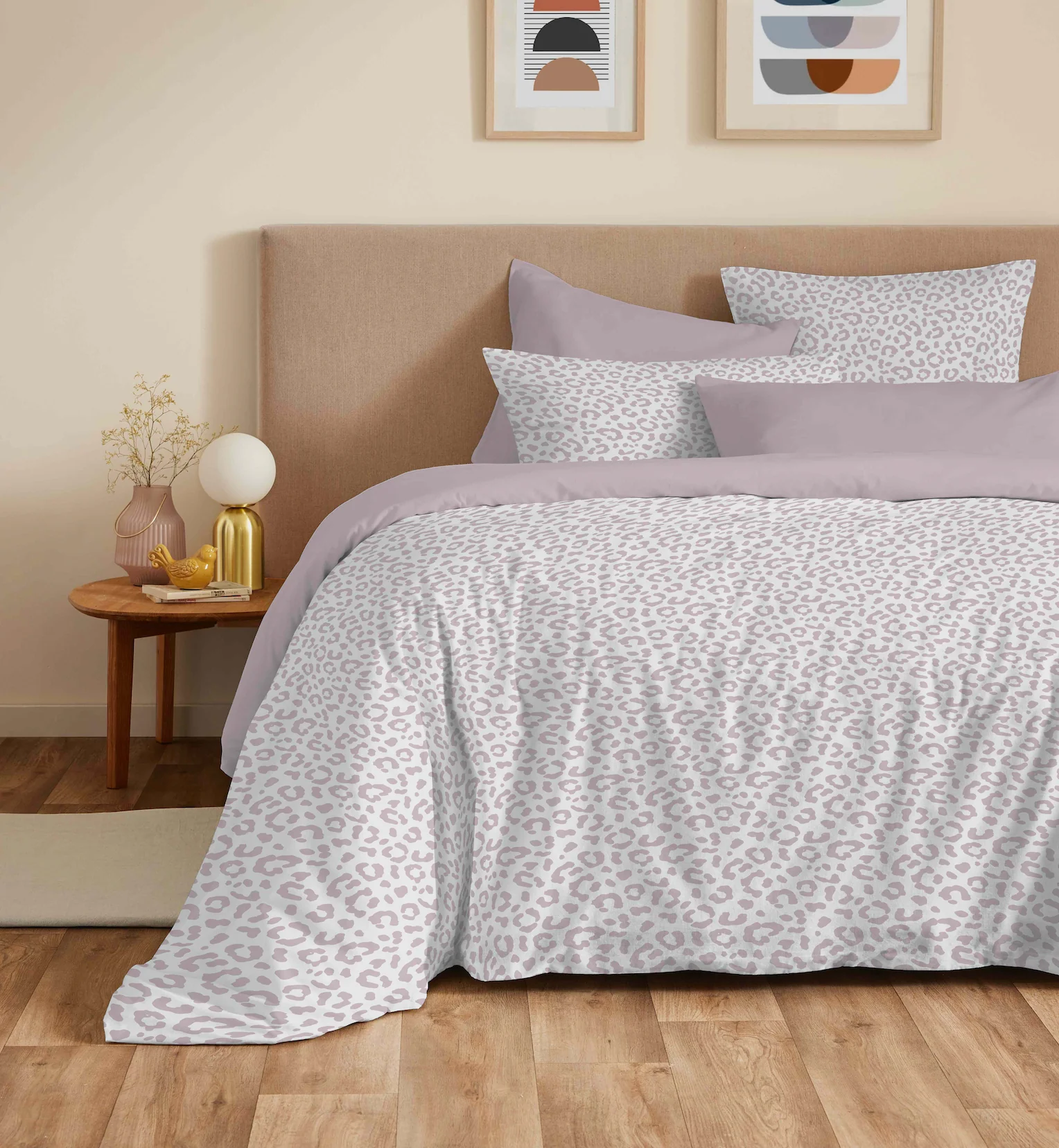 Pack Housse De Couette - 100% Coton - Diana Blush