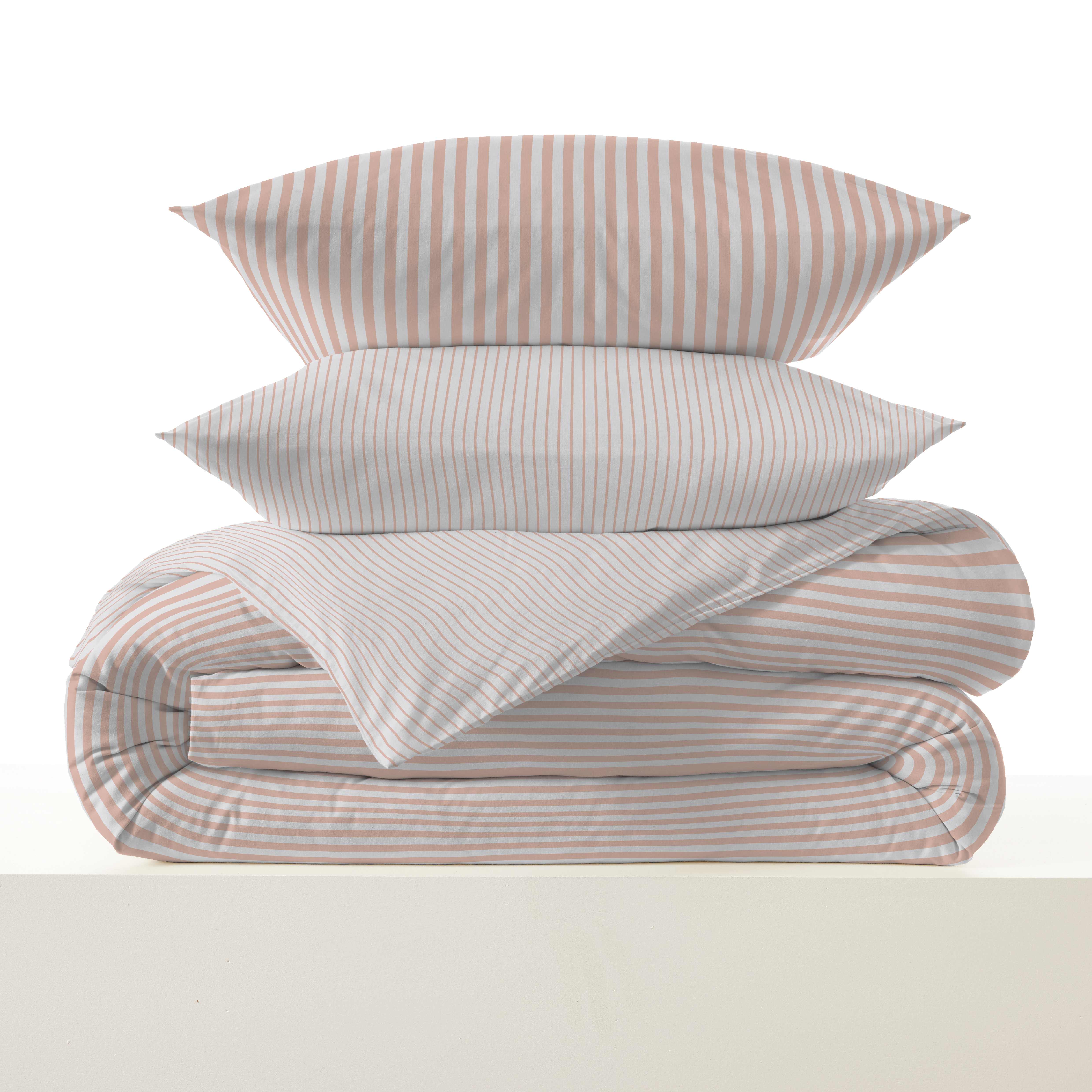 Pack Housse De Couette - 100% Coton - Palerme Blush - Image 4