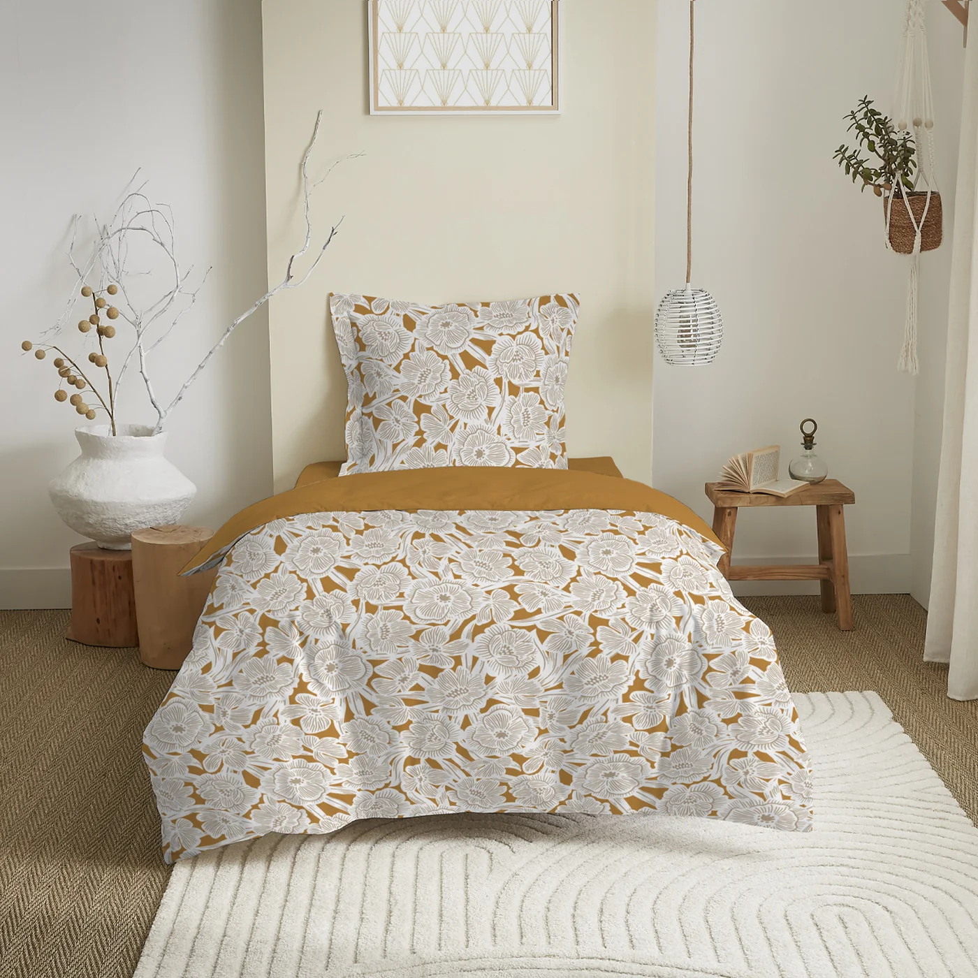 Parure De Couette 2 Pieces 100% Coton - Agathemout Arde - Image 2
