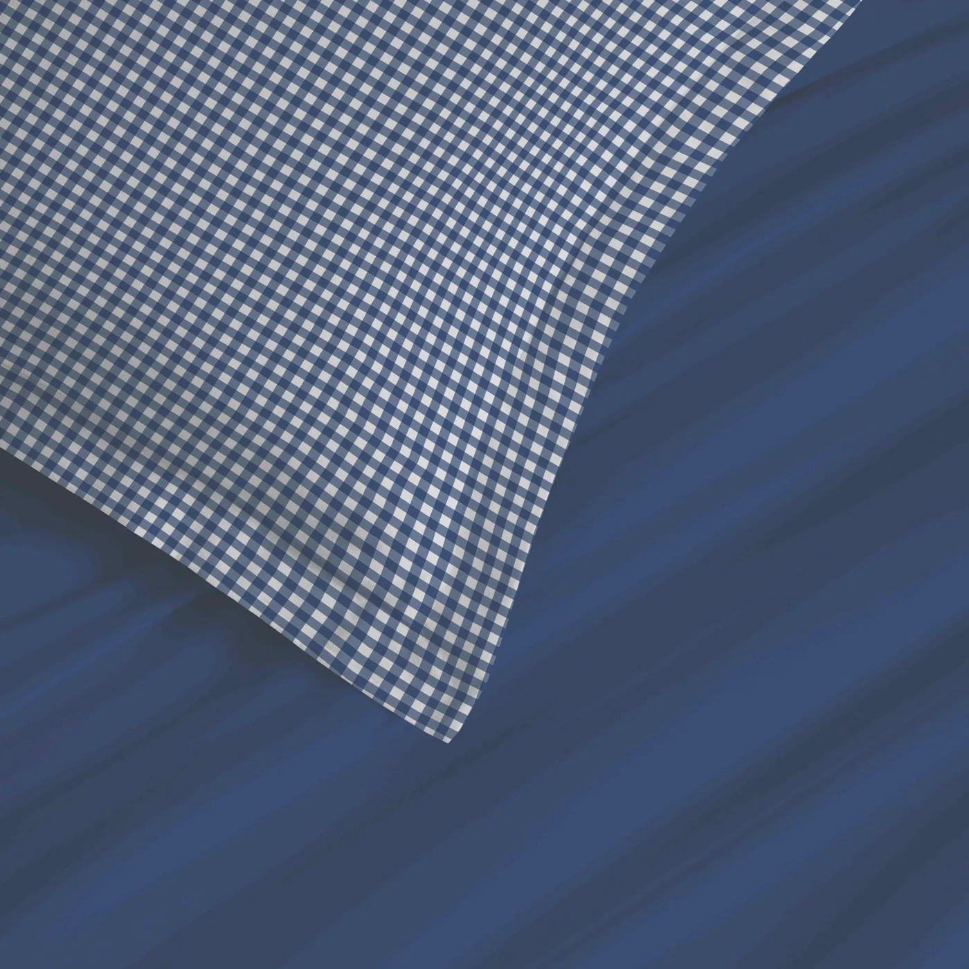 Parure De Draps 4 Pièces Pour Lit - 100% Coton - Gabrielle Marine - Image 3