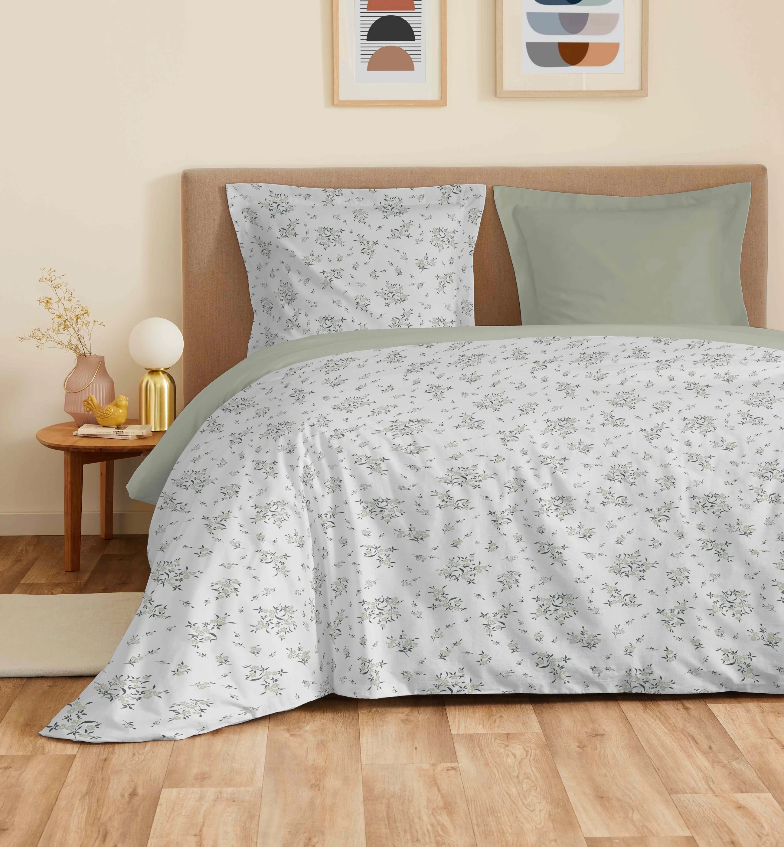 Parure De Draps 4 Pièces Pour Lit - 100% Coton - Louise Romarin