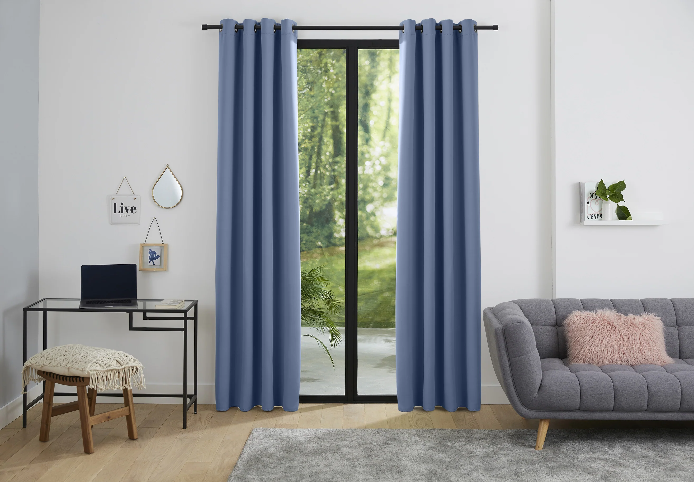 Rideaux Thermiques - 100% Polyester - Bleuet - Image 6
