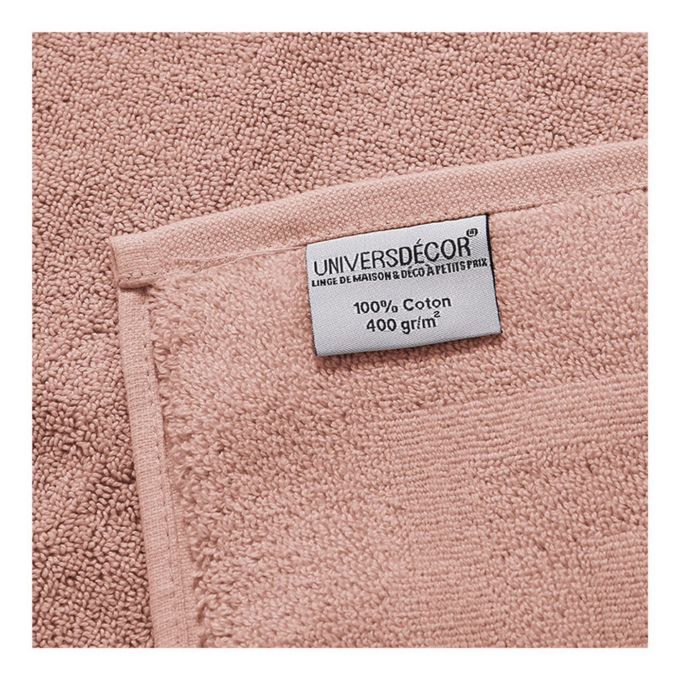 Serviettes Invité "Spa" - 100% Coton - Blush - Image 5