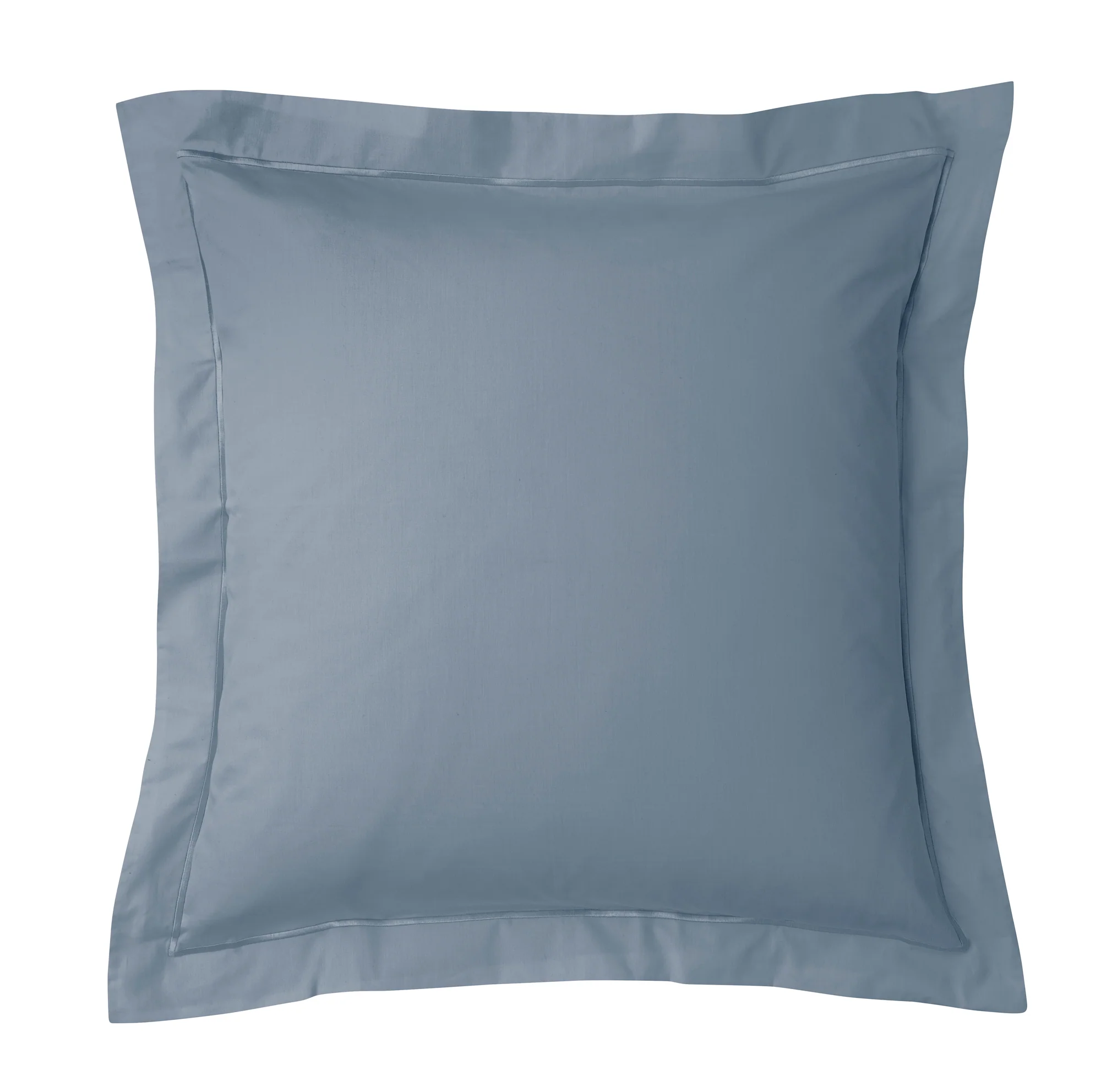 Taie D'Oreiller - 100% Percale Coton - Bleu Jean - Image 2