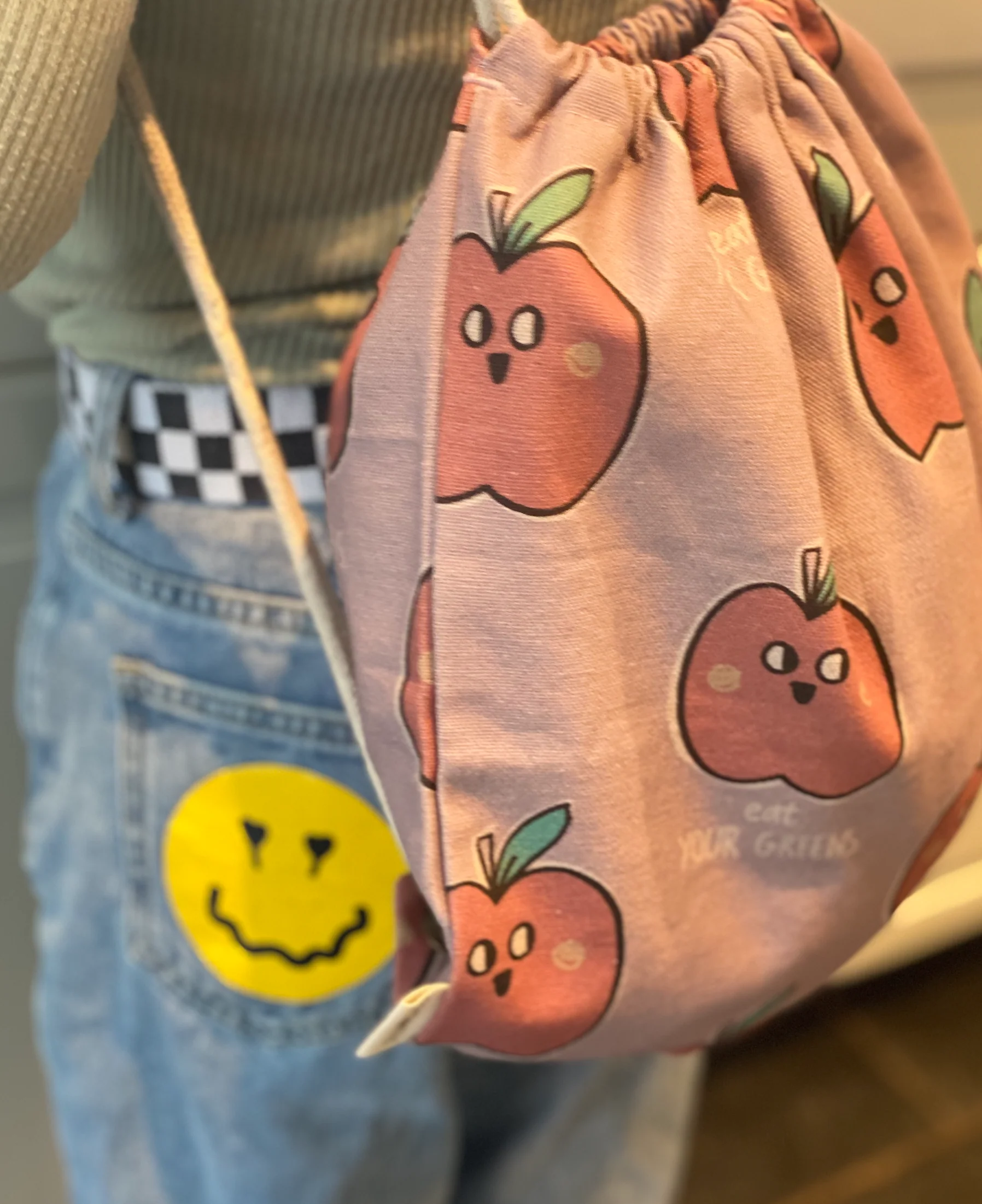 Sac De Sport Cotton Canvas Apple - Image 4