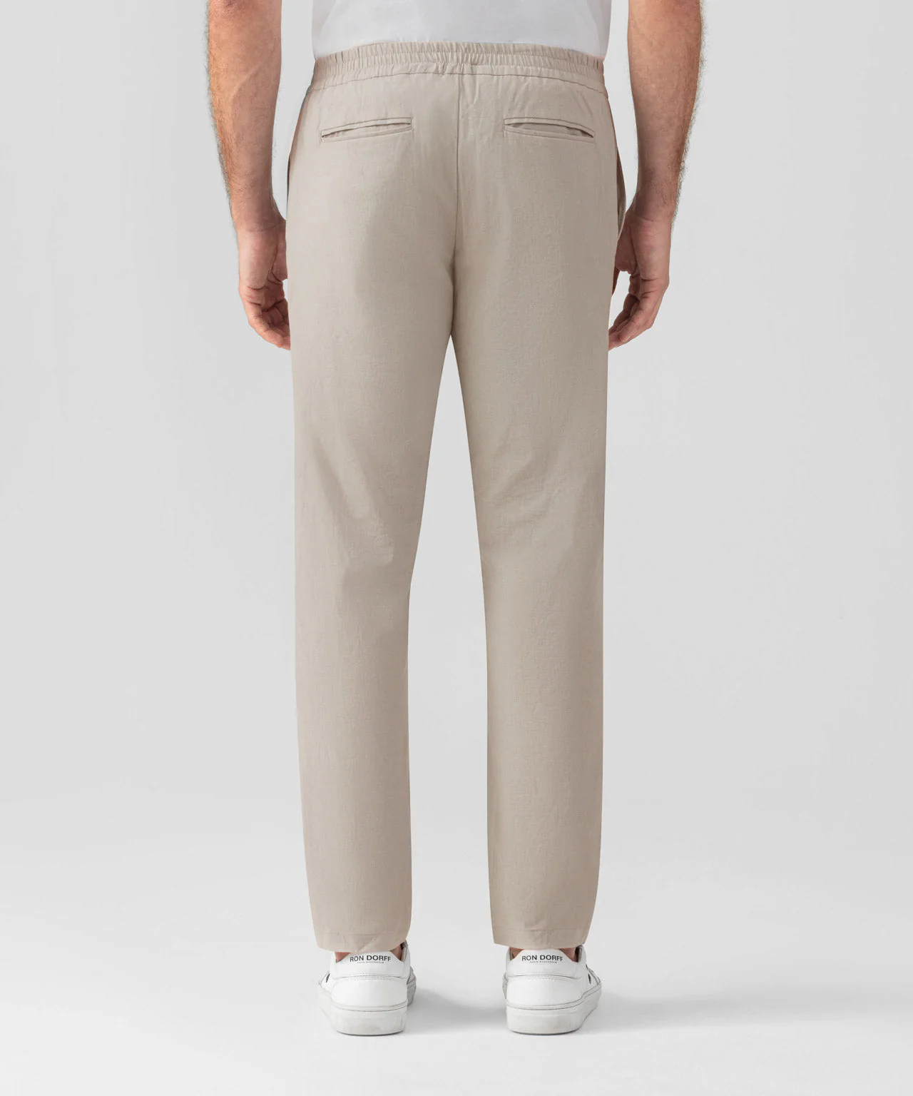 Pantalon Cotton-Linen - Ash Grey - Image 3