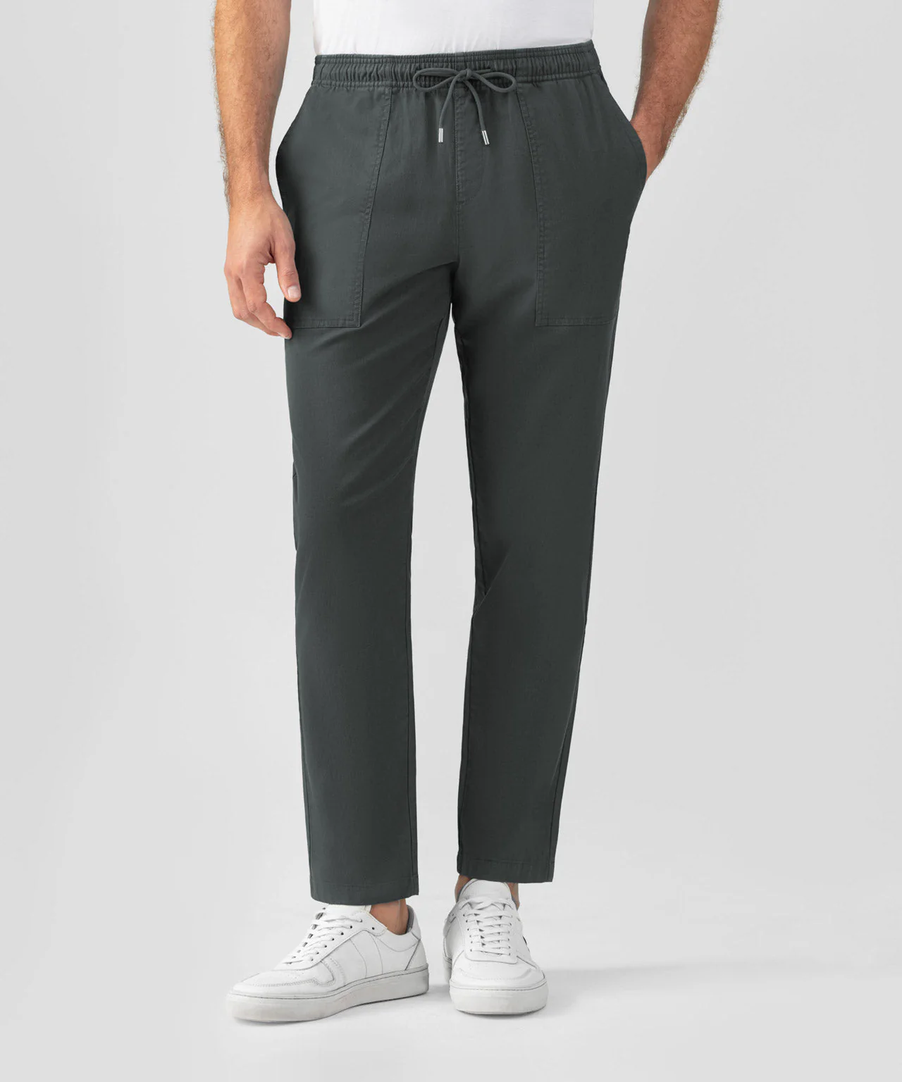 Pantalon Cotton Sports Chino - Green Shadow