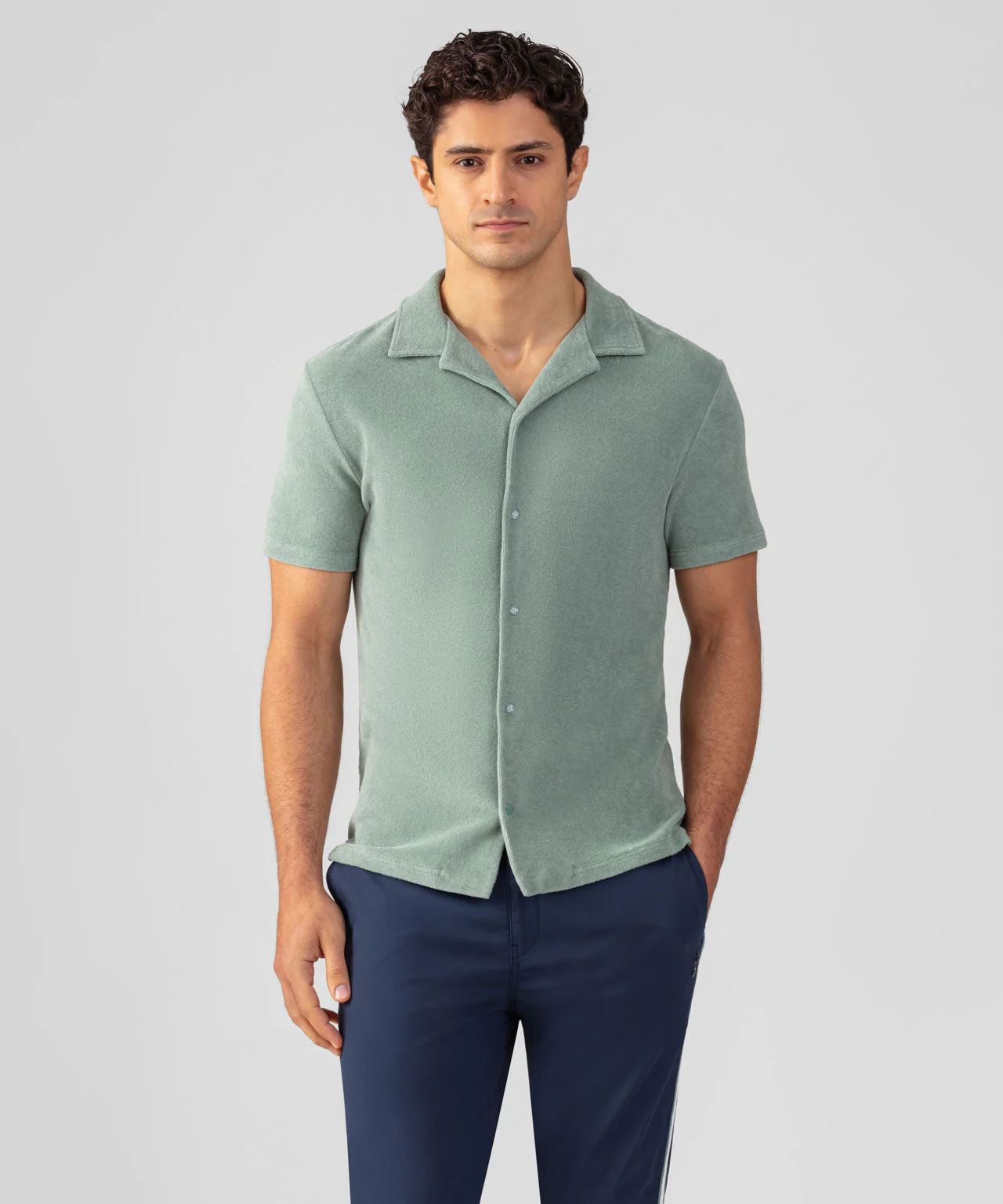 Chemise Cotton Terry - Aquamarine