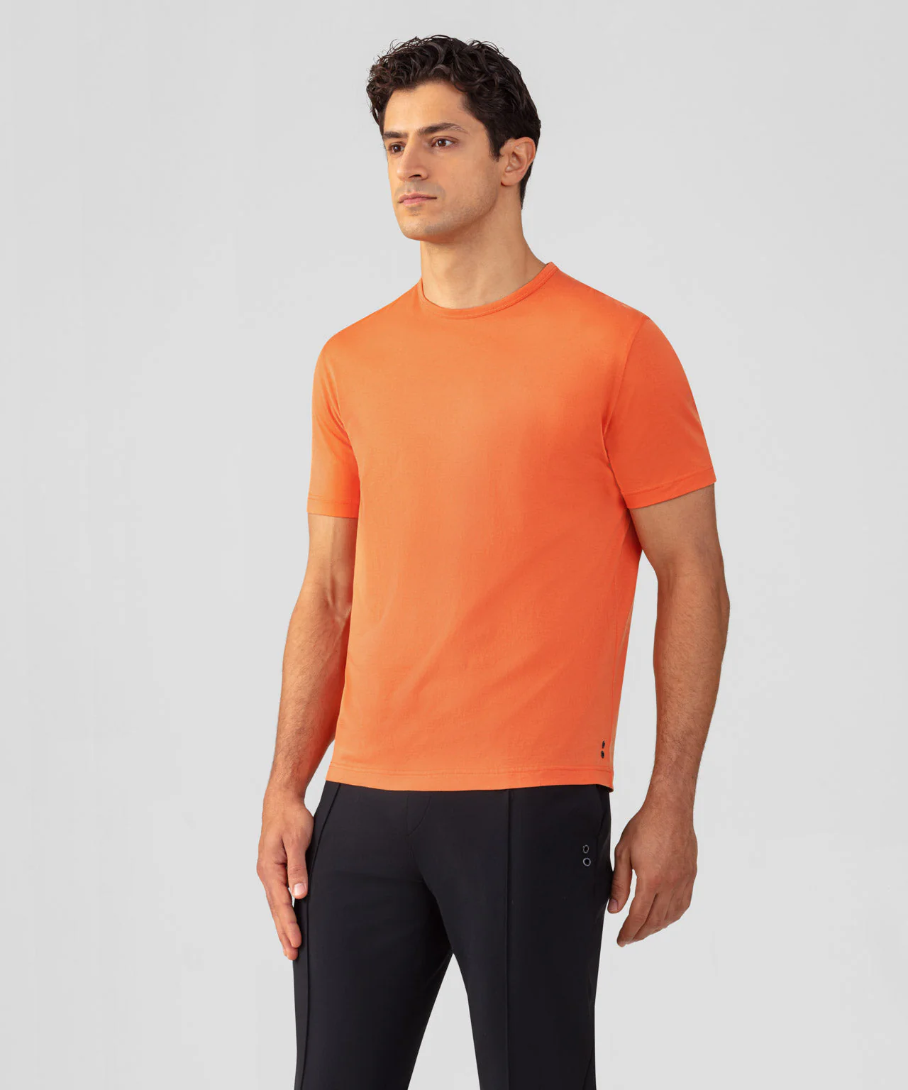 T-Shirt Crew Neck Eyelet Edition - Sunset Orange - Image 2