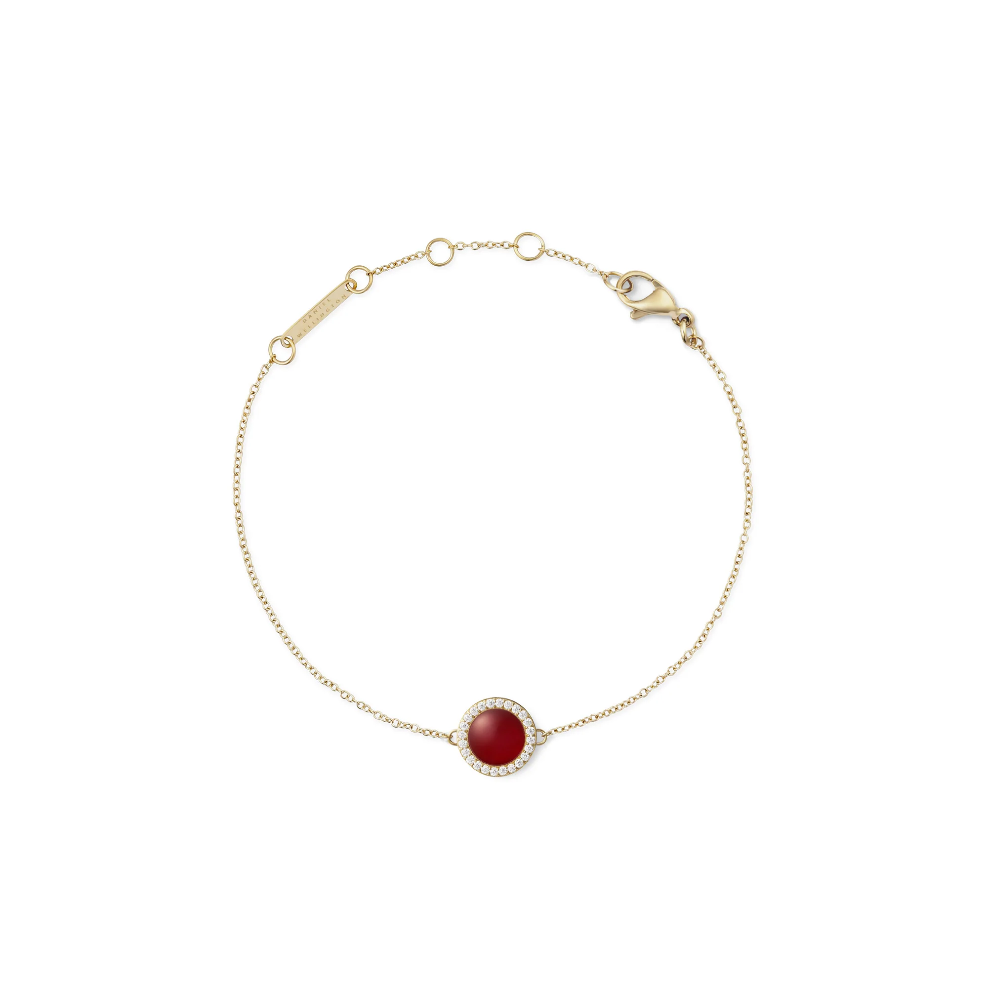 Bracelet Audrey Red Aga Gold