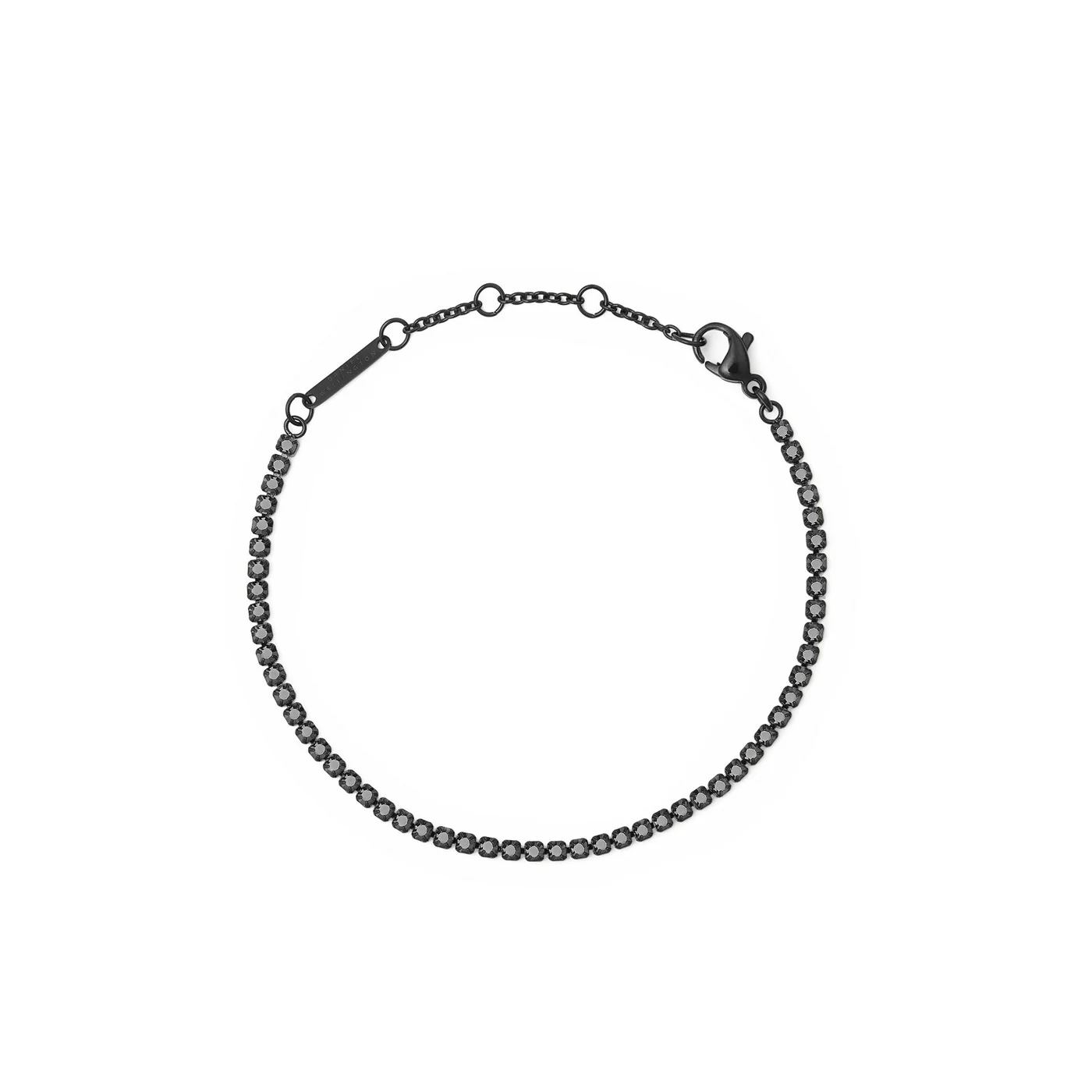 Bracelet Black Crystal Tennis Bracelet