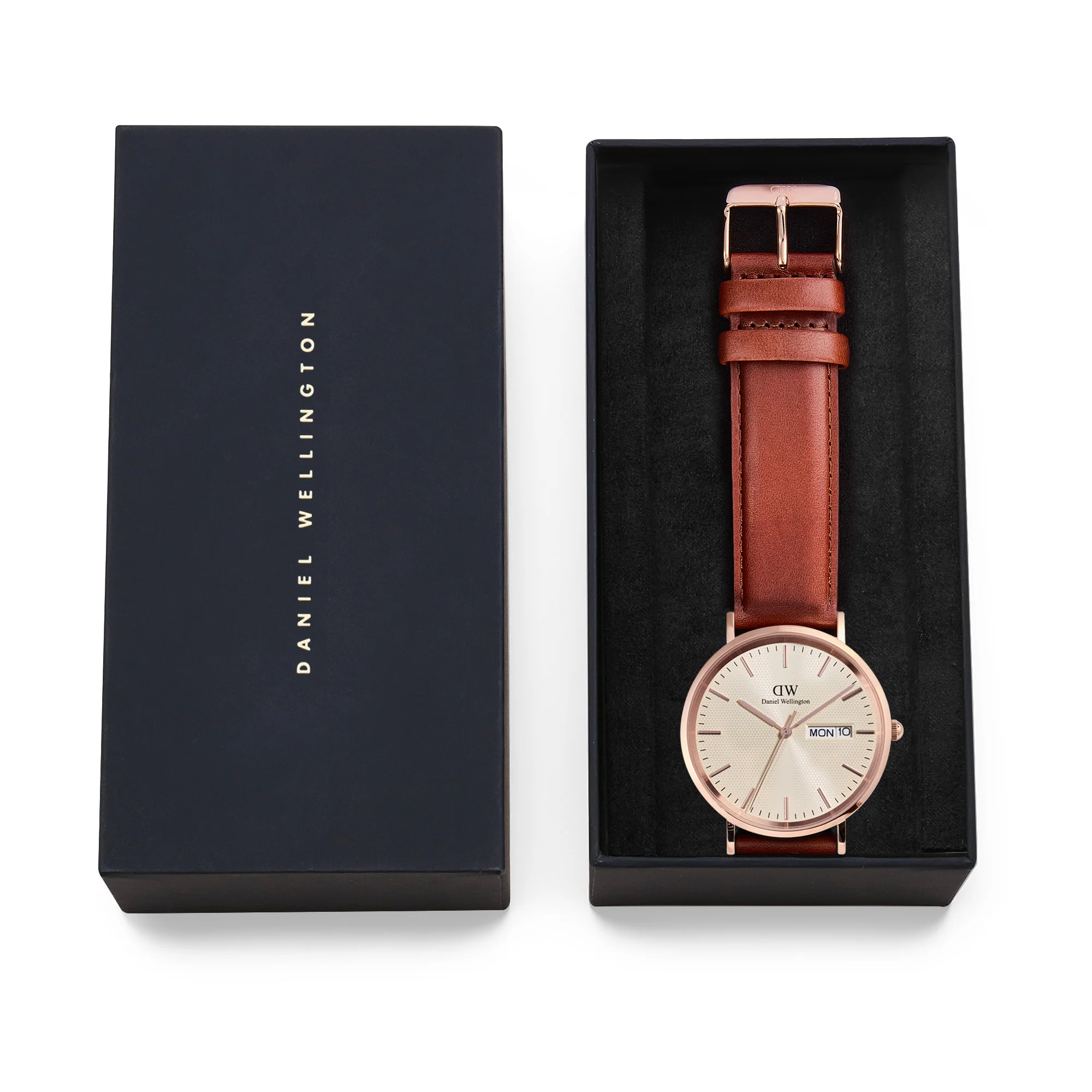 Montre Classic Day Display St Mawes Champagne Rose Gold - Image 4