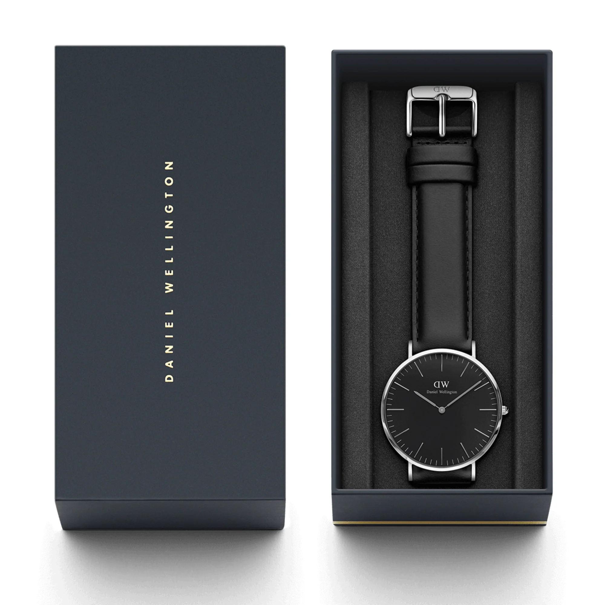 Montre Classic Sheffield Black Silver - Image 7