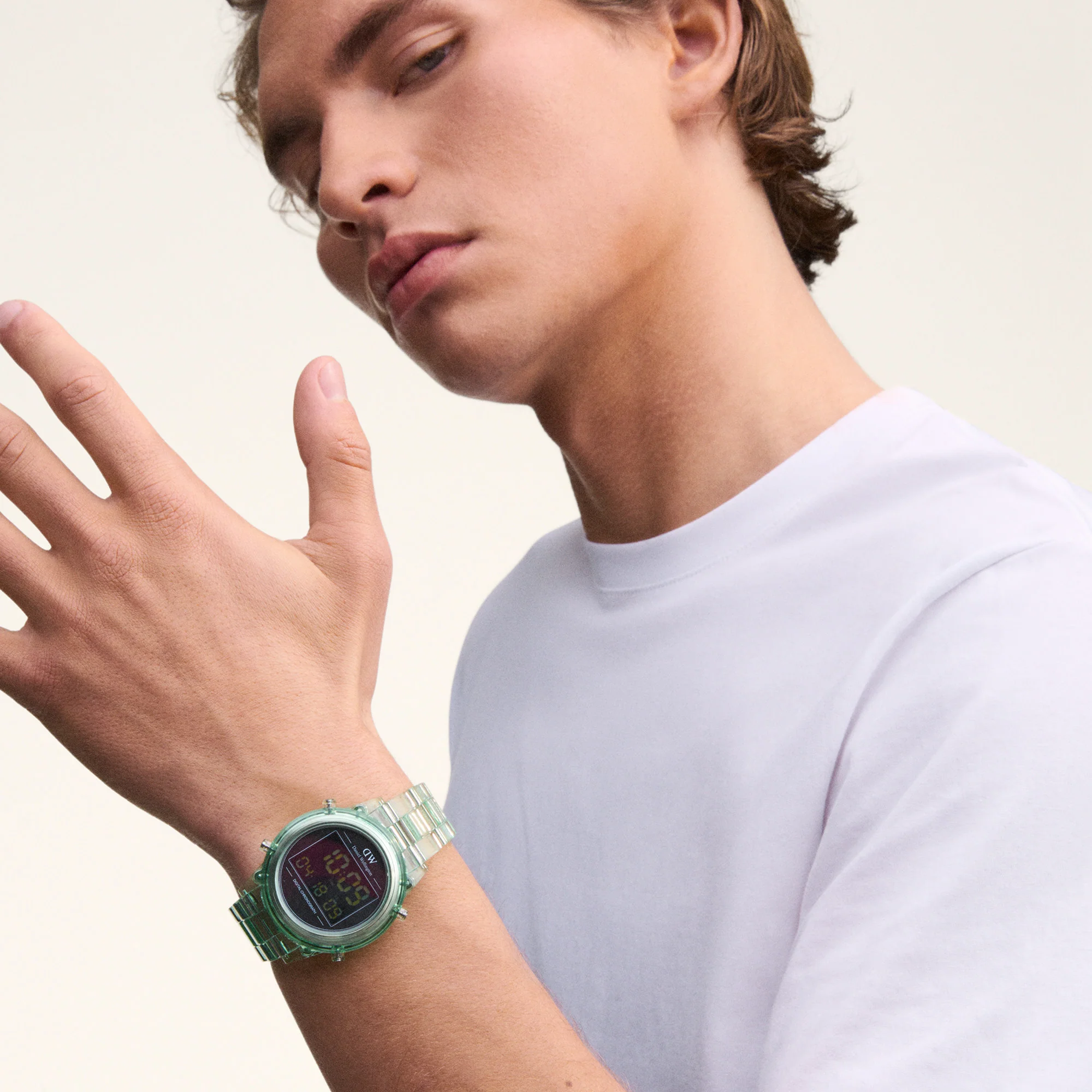 Montre Digital Light Green Light Green - Image 3
