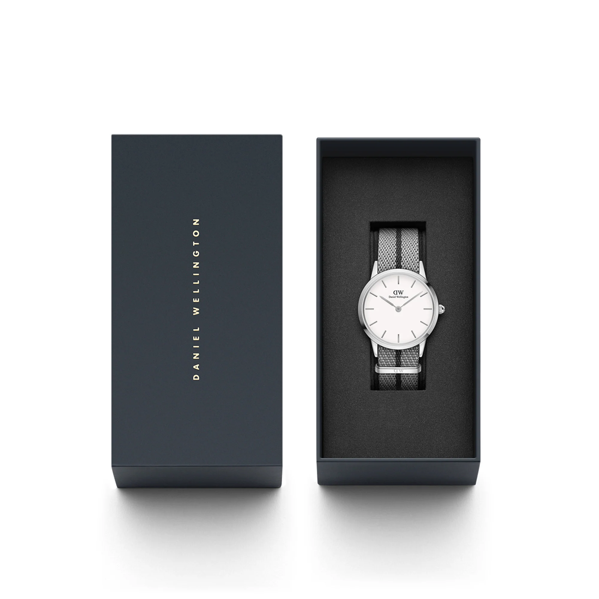 Montre Iconic Grey Nato White Silver - Image 5