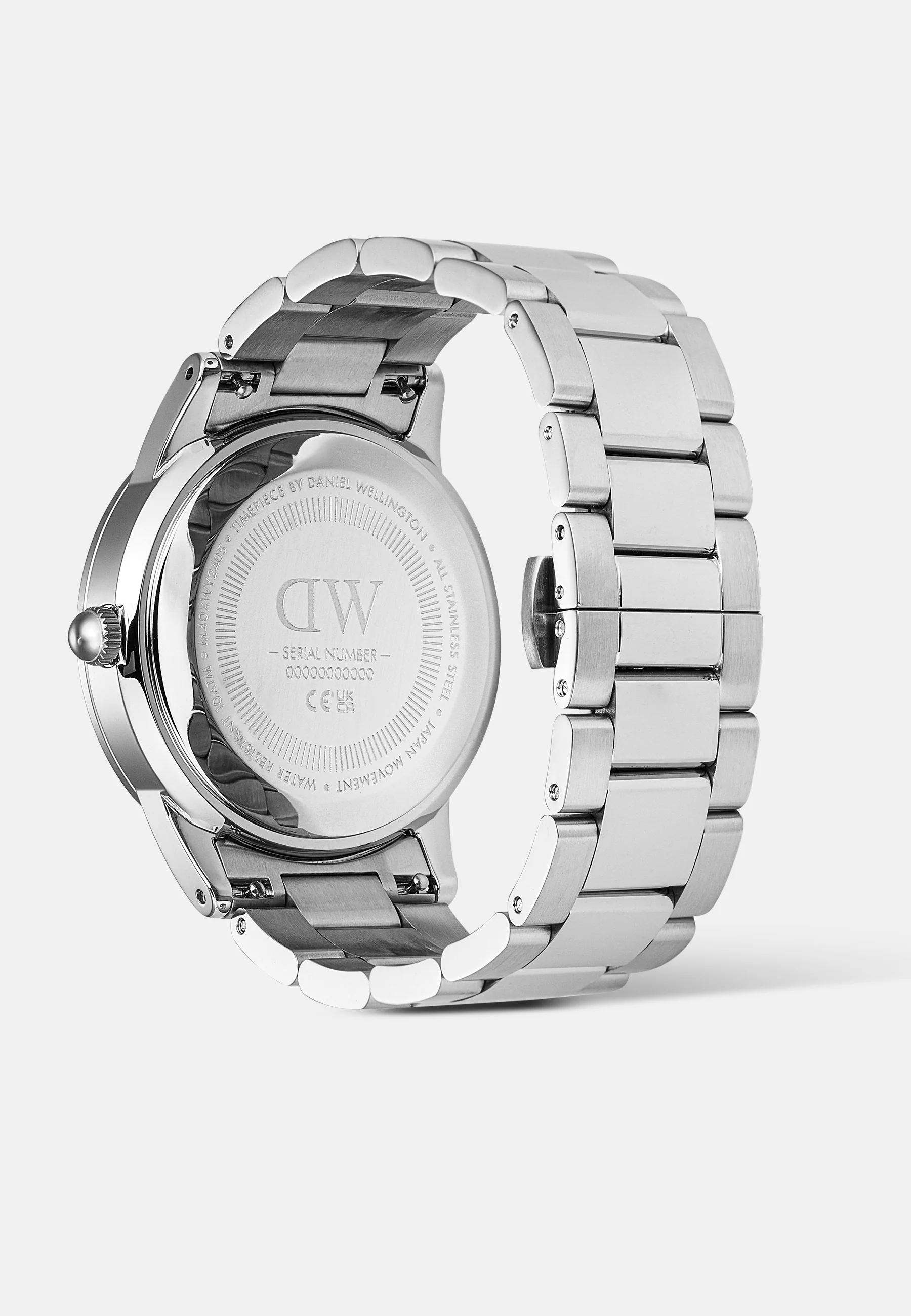 Montre Iconic Paradigma Link White Sunray Blue Bezel Silver - Image 3