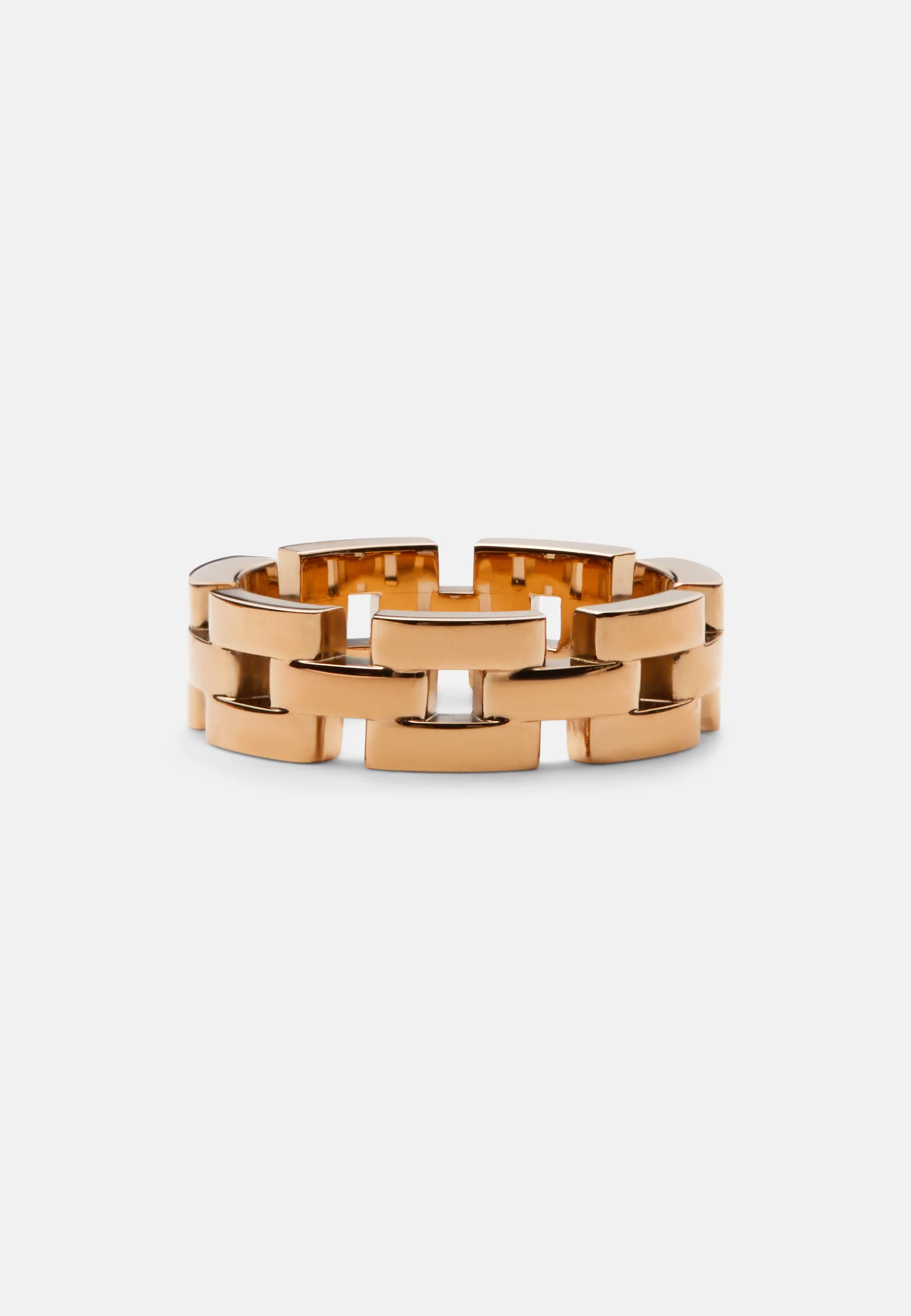 Bague Link Inspired 3 Rows Rose Gold - Image 4