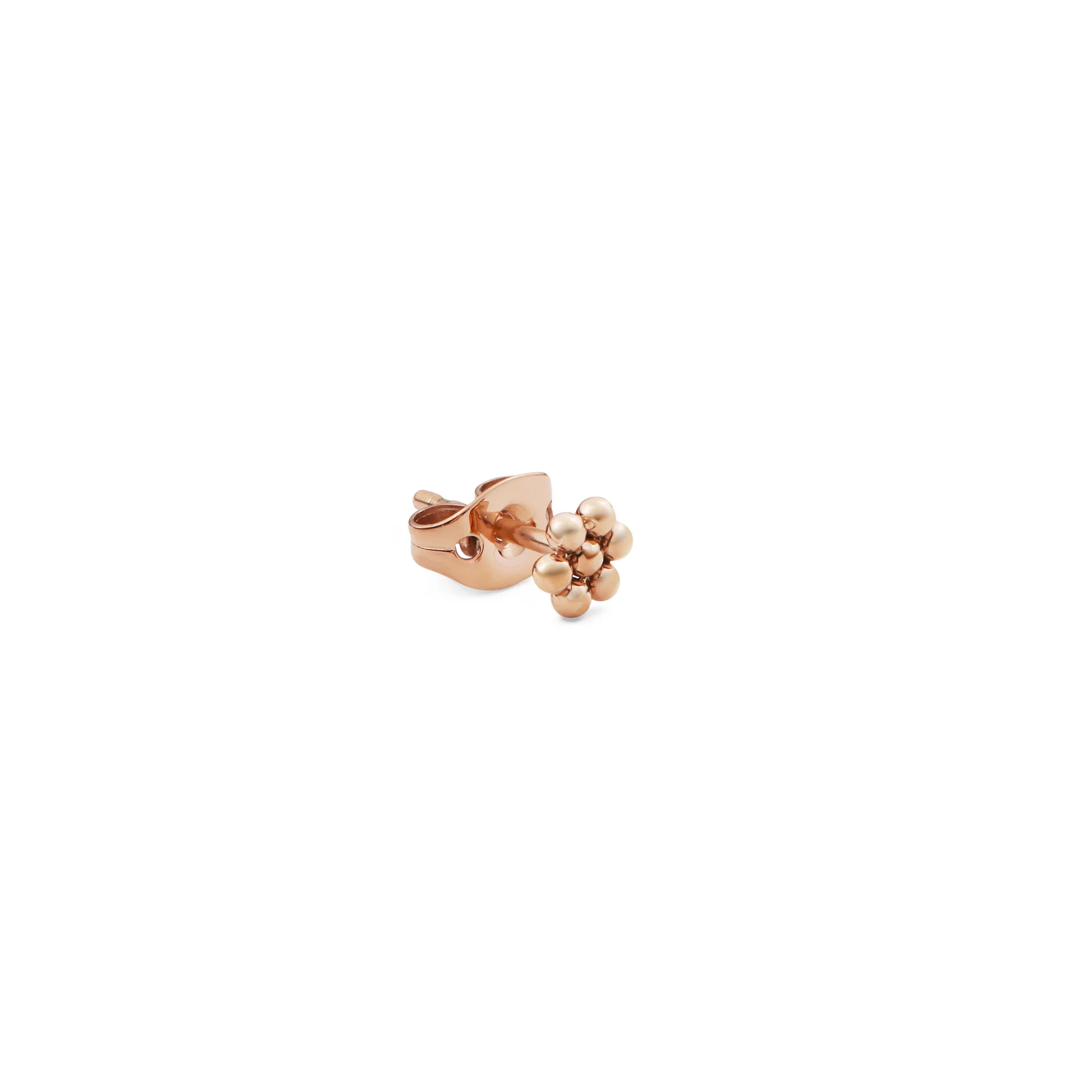 Boucle D'Oreille Micro Flower Stud Rose Gold