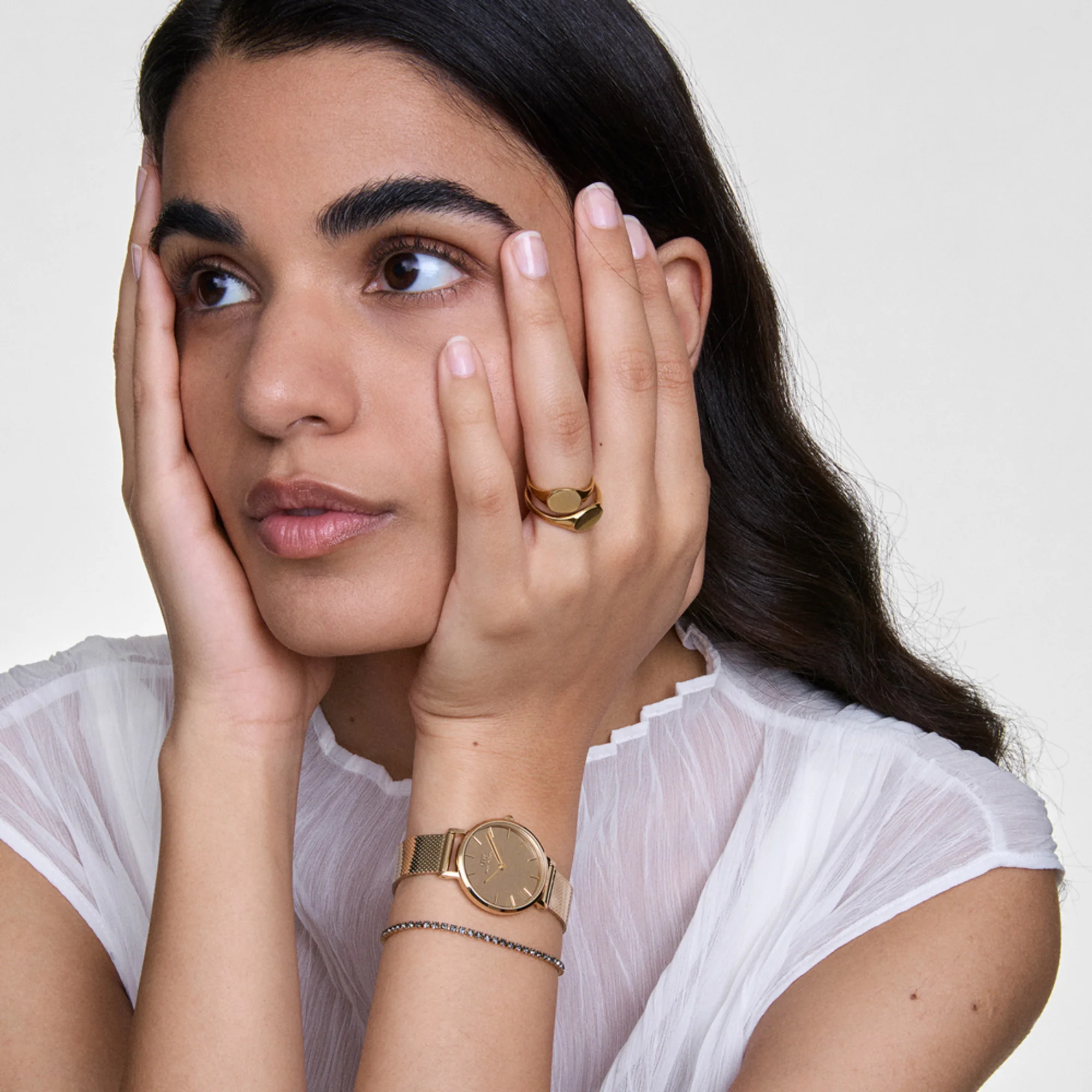 Montre Petite Reflection Gold