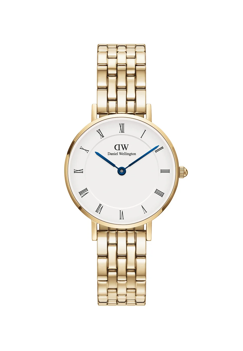 Montre Petite Roman Numerals 5 Link Gold - Image 7