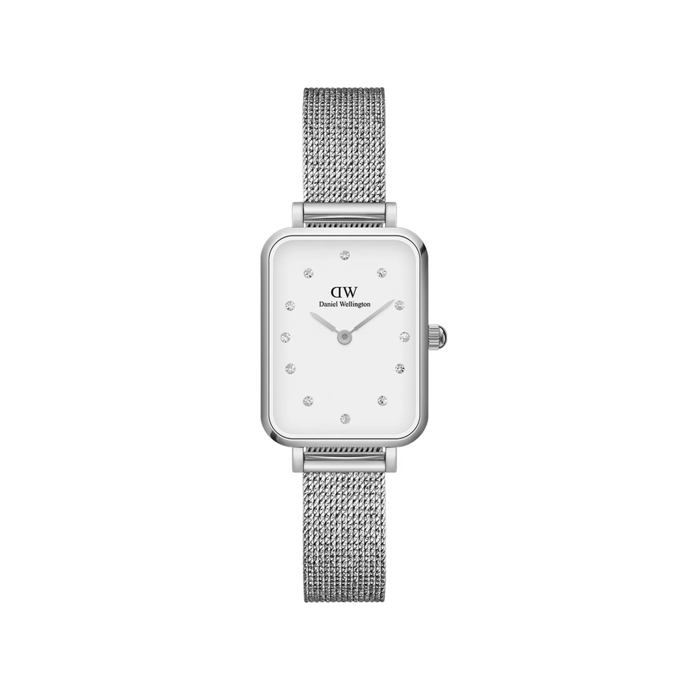Montre Quadro Lumine Pressed Sterling Eggshell White Silver