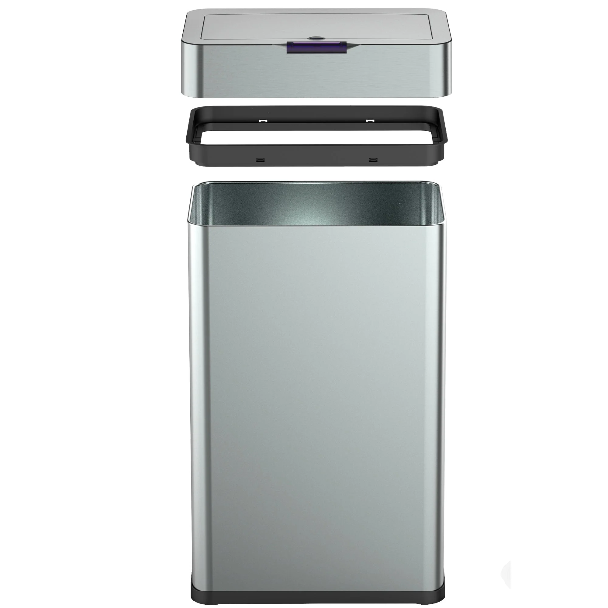 Poubelle Automatique Inox Daytona 70L - Silver - Image 8