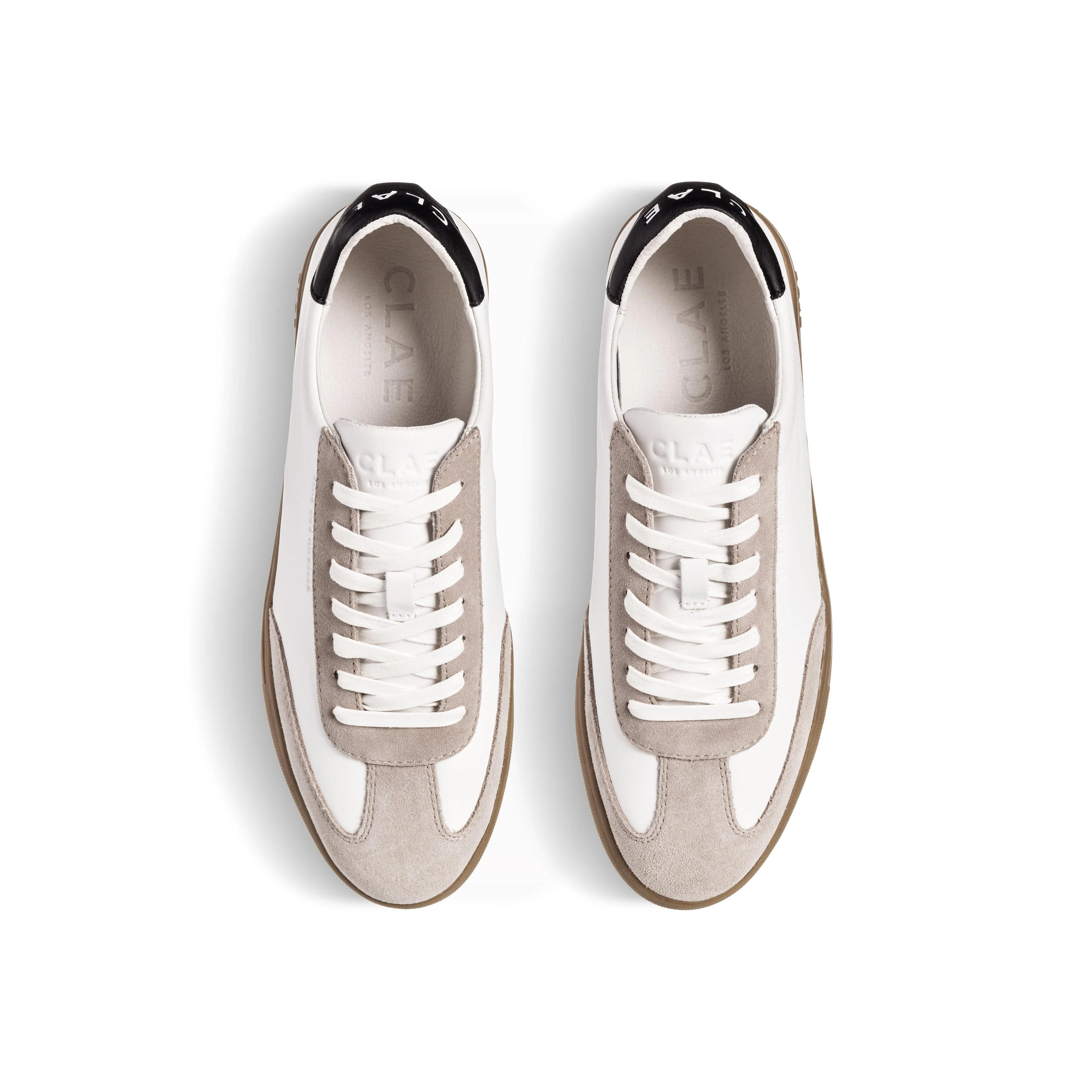 Basket Deane - White Leather Grey Dark Gum - Image 5