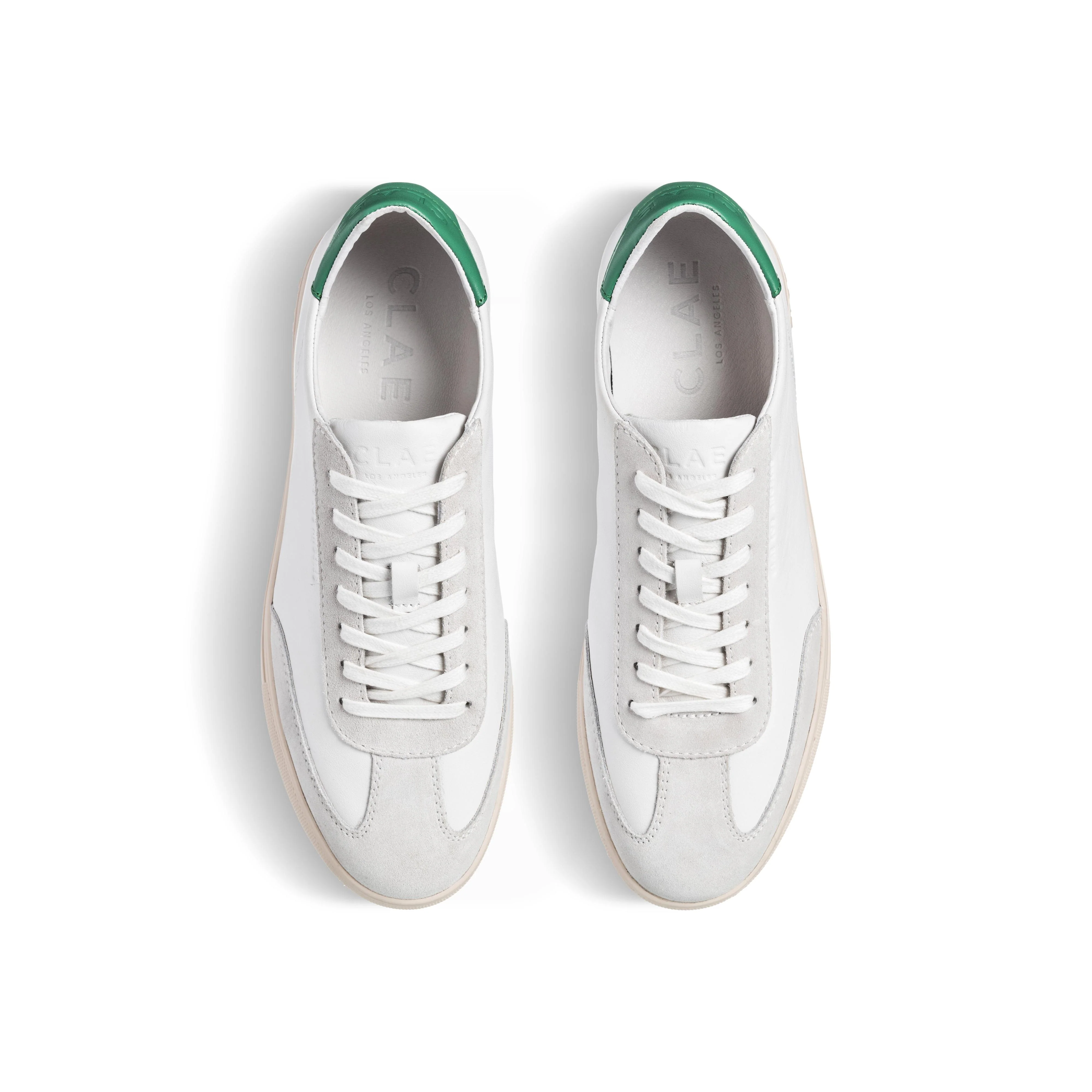 Basket Deane - White Leather Pine Green - Image 2