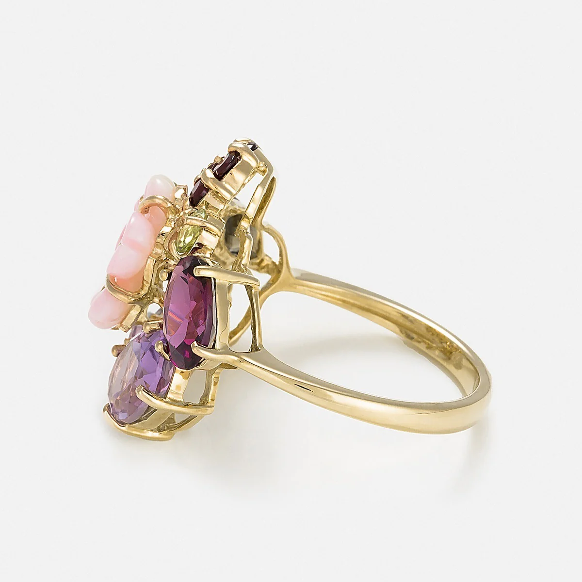 Bague "Jardin Anglais" A0,35/1 Ram1,2/2 G0,3/6 P0,13/1 Rh0,95/1 Wt0,24/6 Nacre - Image 4