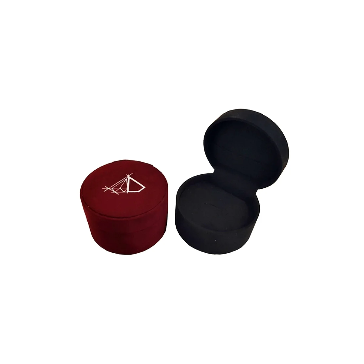 Boucle D'Oreilles "Single Diamond 1 Carat" D1Ct/2 - Or Jaune - Image 2