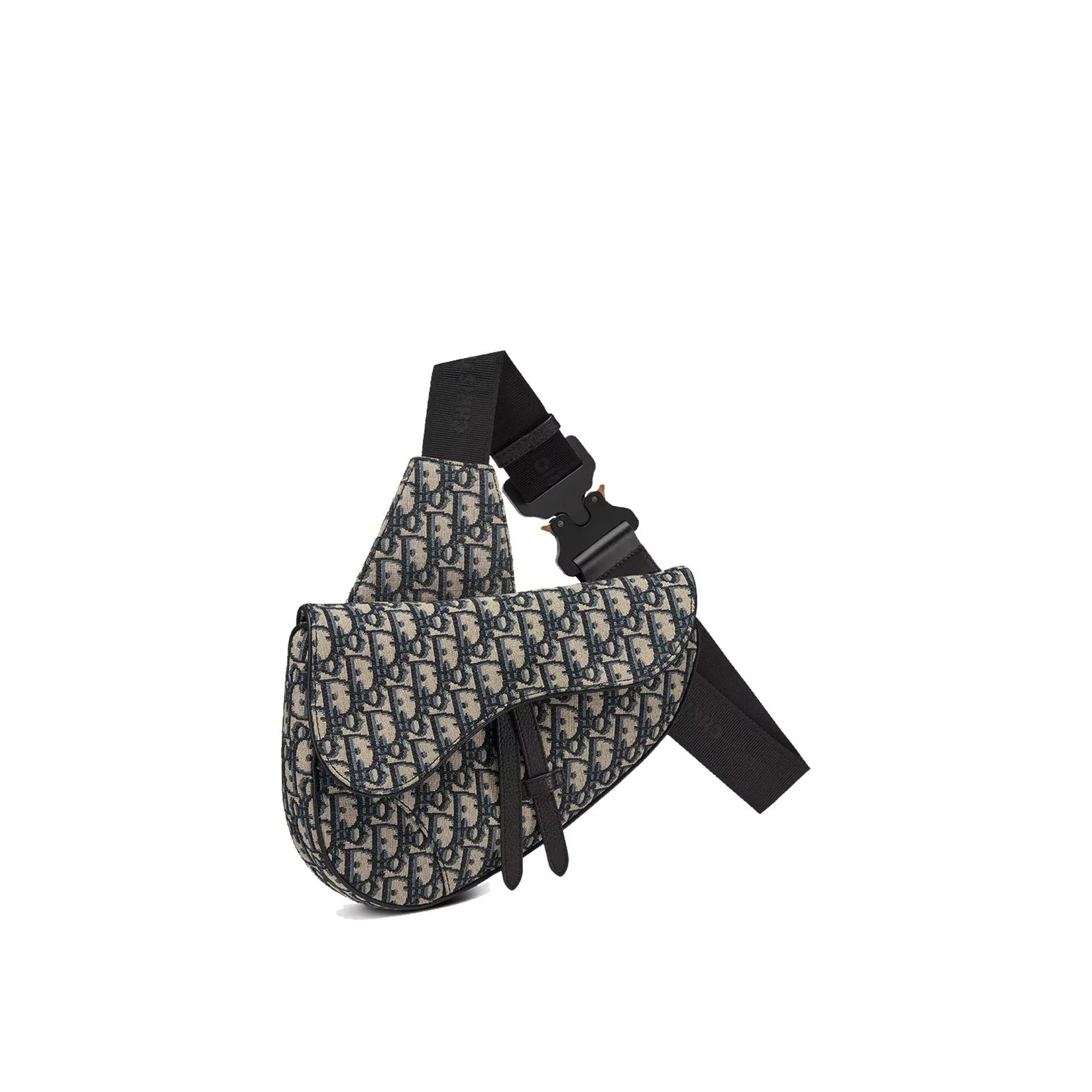 Sac À Bandoulière Dior Saddle Oblique - Beige - Homme - Image 2