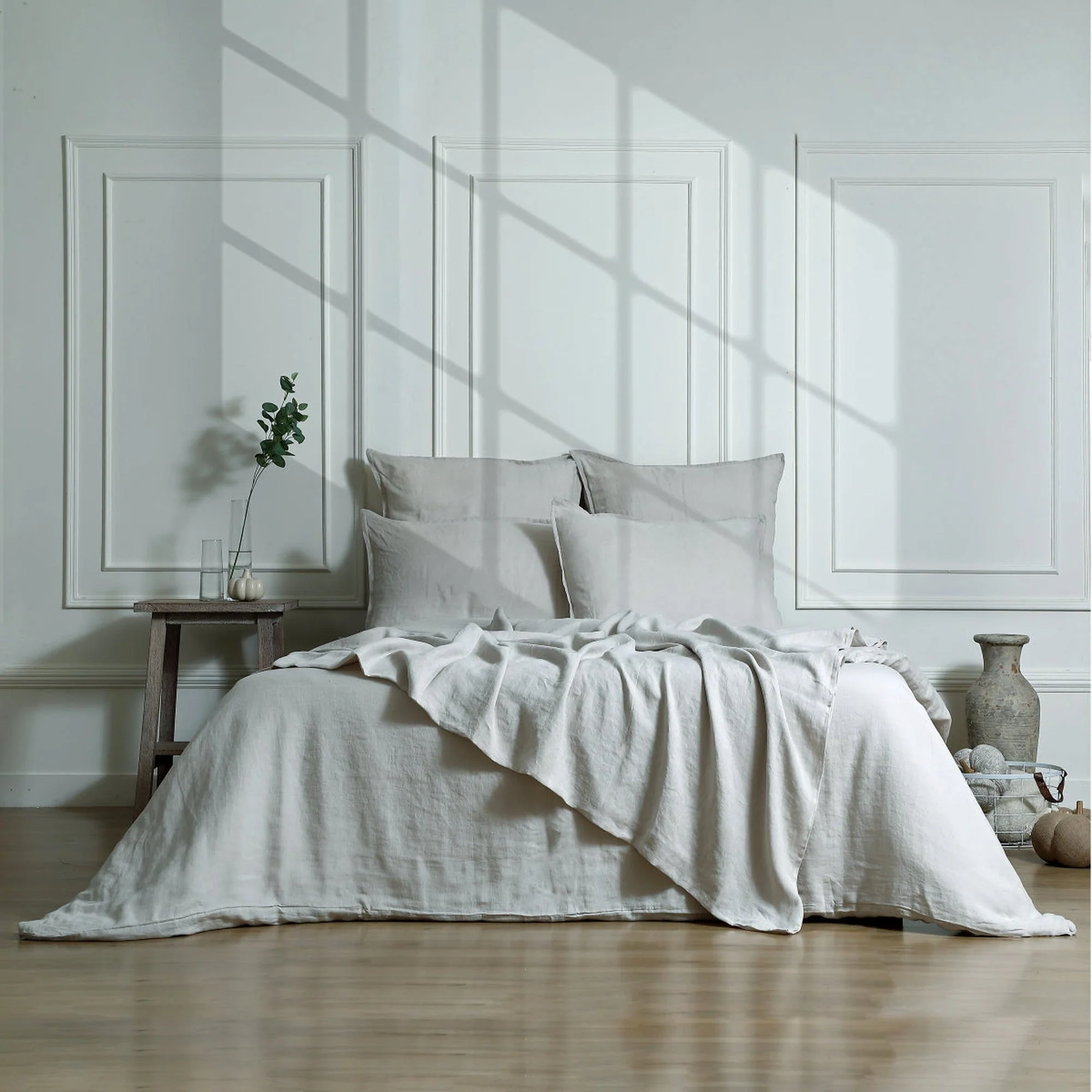 Drap Housse Camille - Naturel - Lin Lavé - Image 13