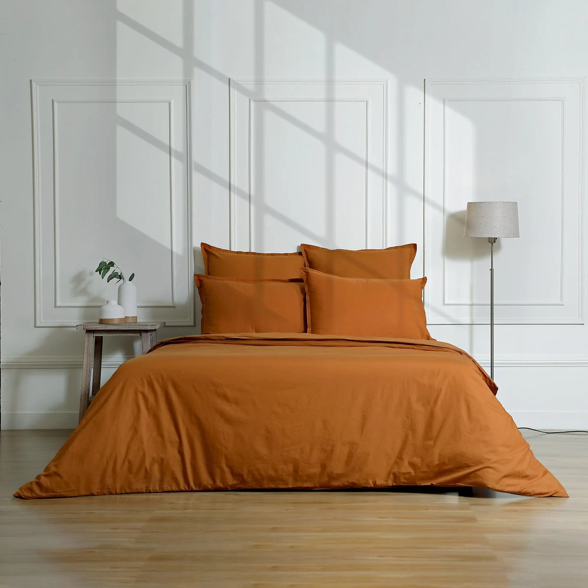 Drap Housse Nina - Caramel - Percale De Coton - Image 2