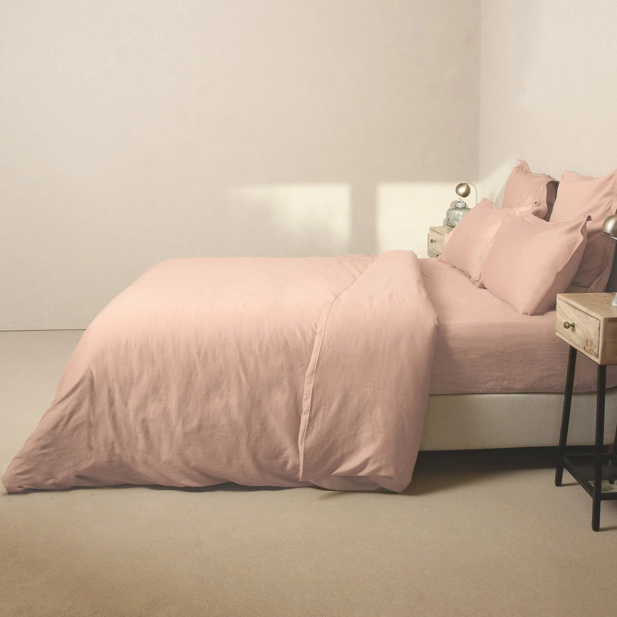 Drap Housse Julia - Rose - Satin De Coton - Image 3